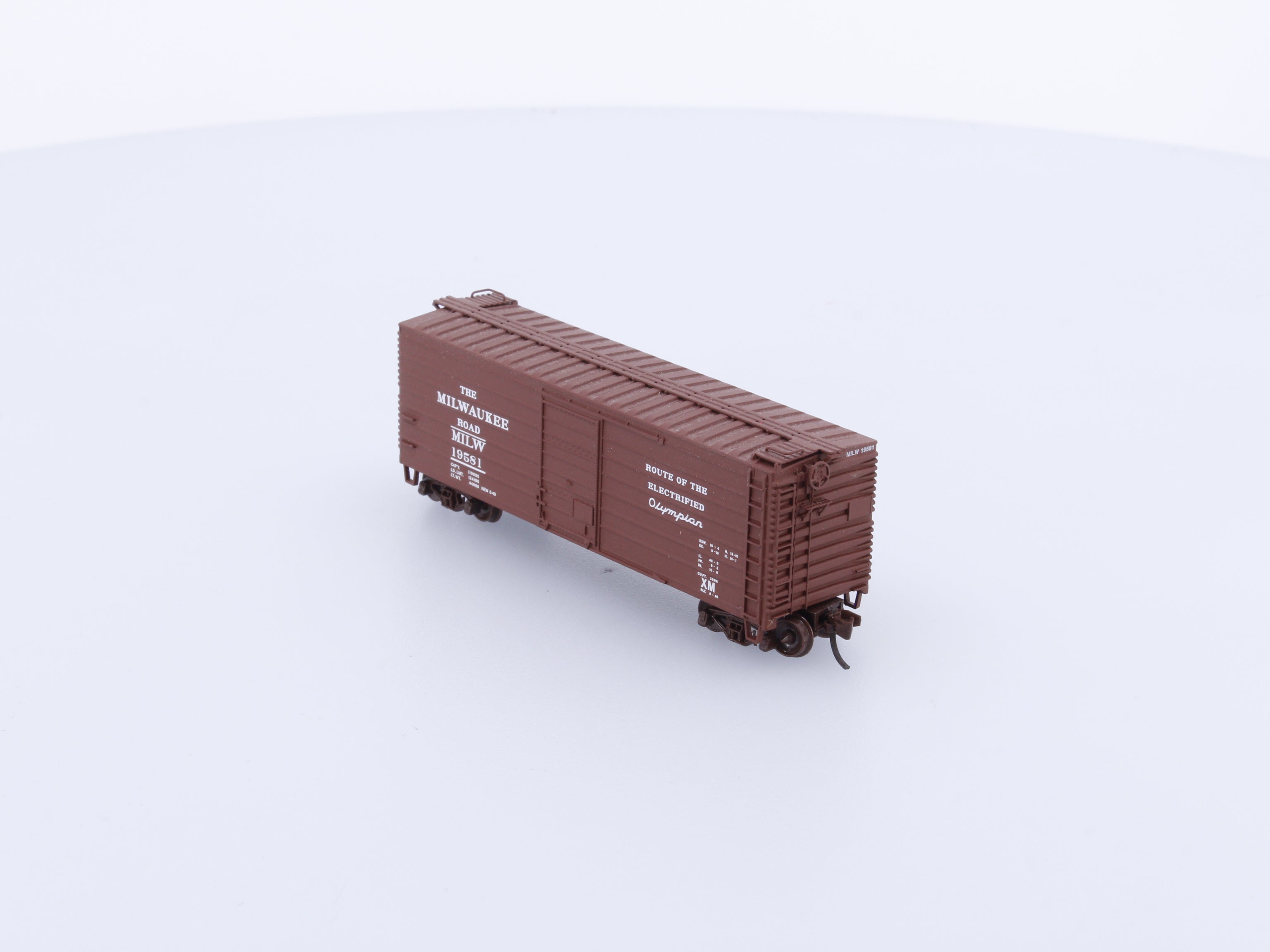 Fox Valley Models FVM 9003-3 N MILW Long Rib Box Car Milwaukee Road (MILW) 19581