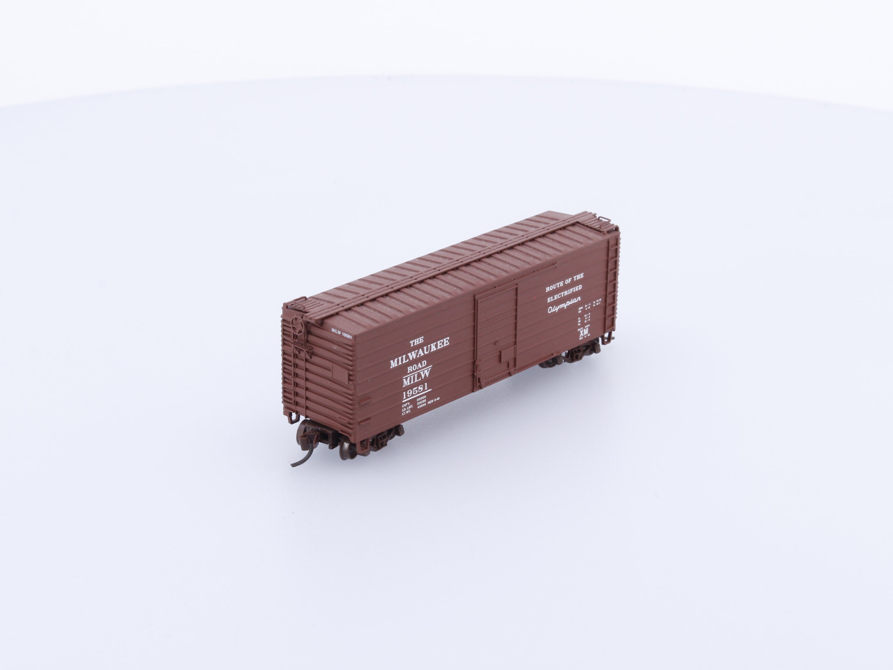 Fox Valley Models FVM 9003-3 N MILW Long Rib Box Car Milwaukee Road (MILW) 19581