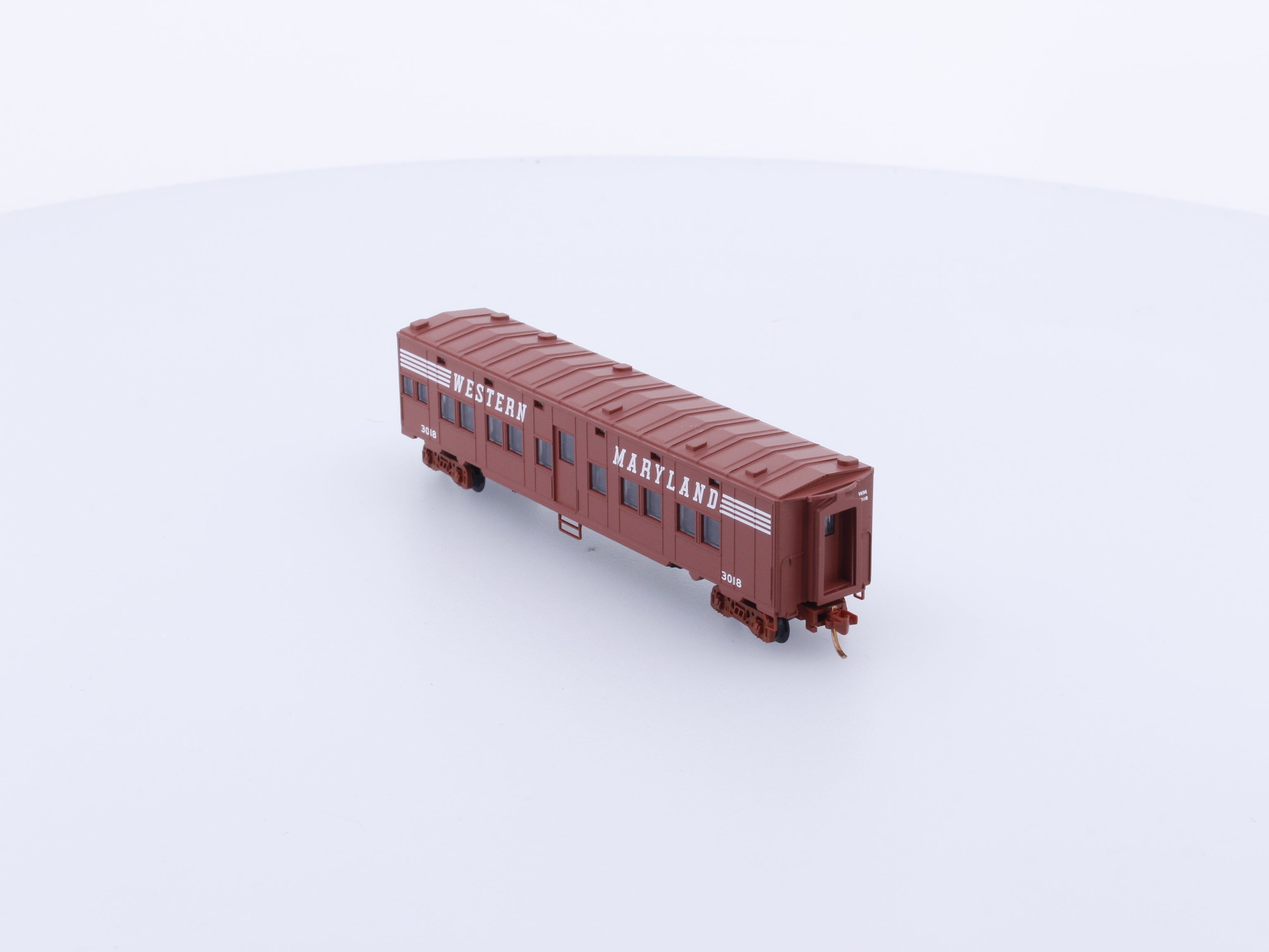 Micro Trains 11600040 N Passenger Car, Troop Transport Western Maryland , 3018