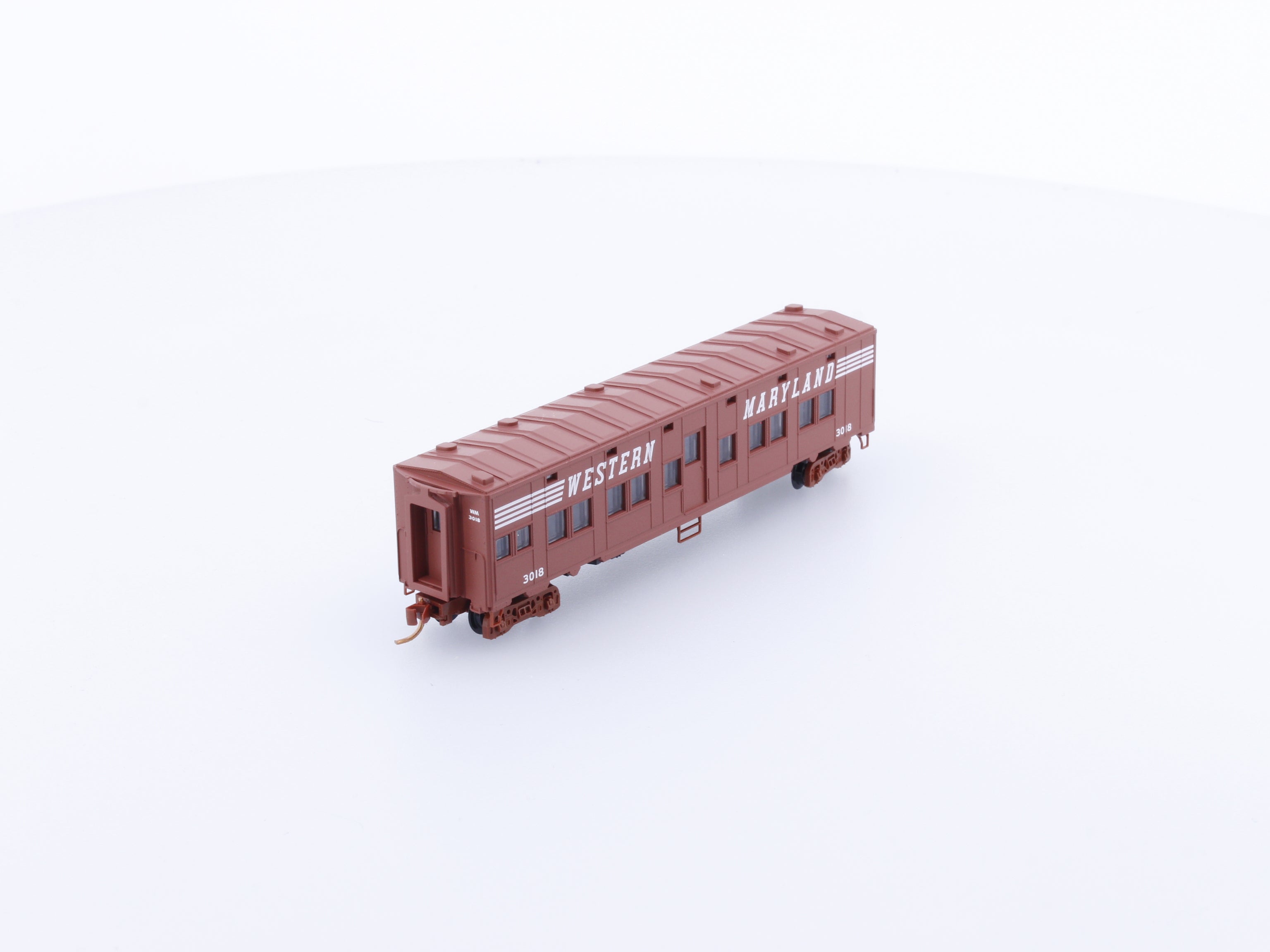 Micro Trains 11600040 N Passenger Car, Troop Transport Western Maryland , 3018
