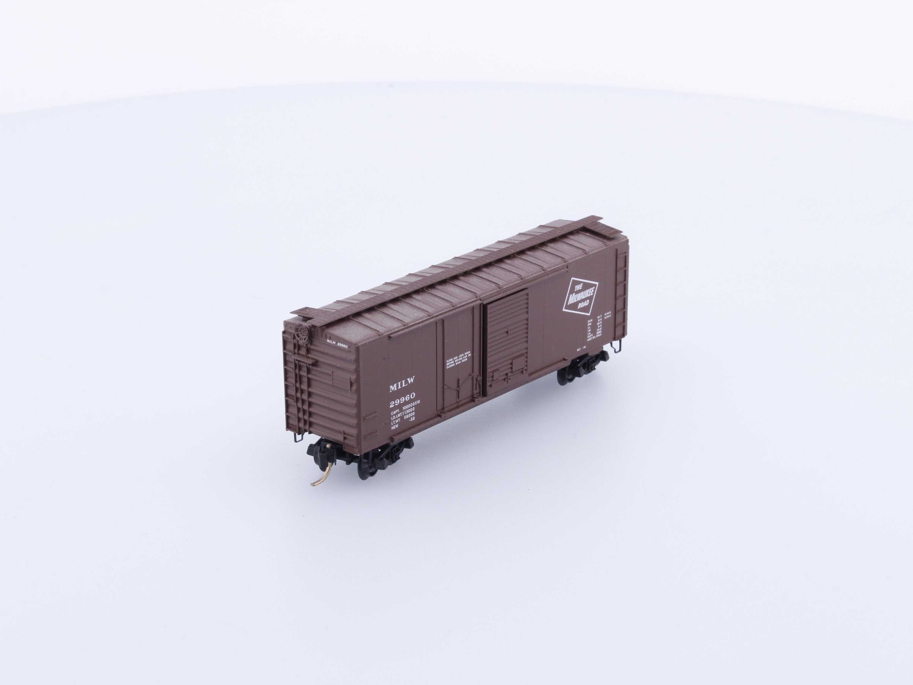 Micro Trains 22180 N Boxcar, 40', Steel Combo Door Milwaukee Road (MILW) 29960