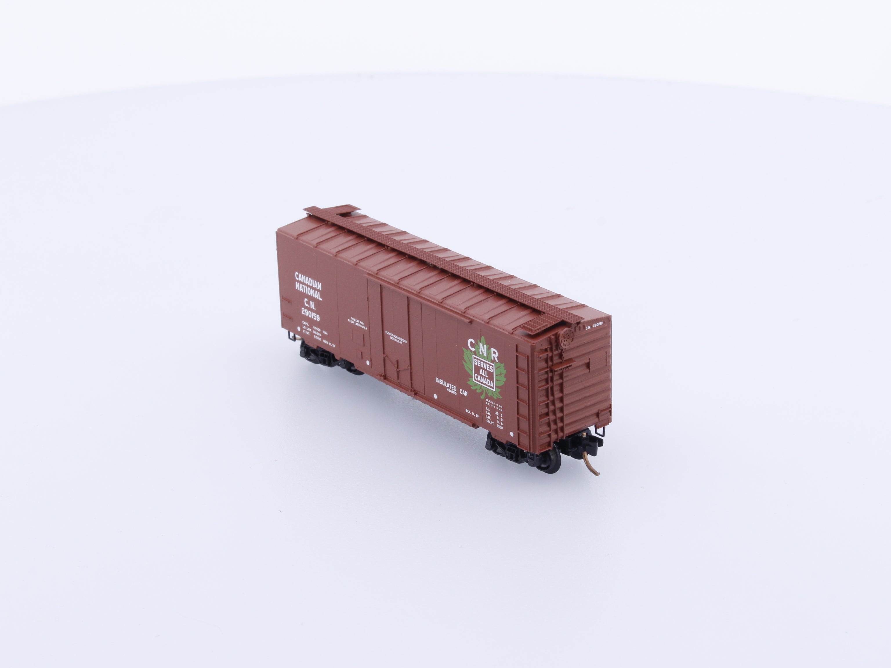 Micro Trains 21120 N Boxcar, 40', Steel Plug Door Canadian National (CN) 290105 (#2)