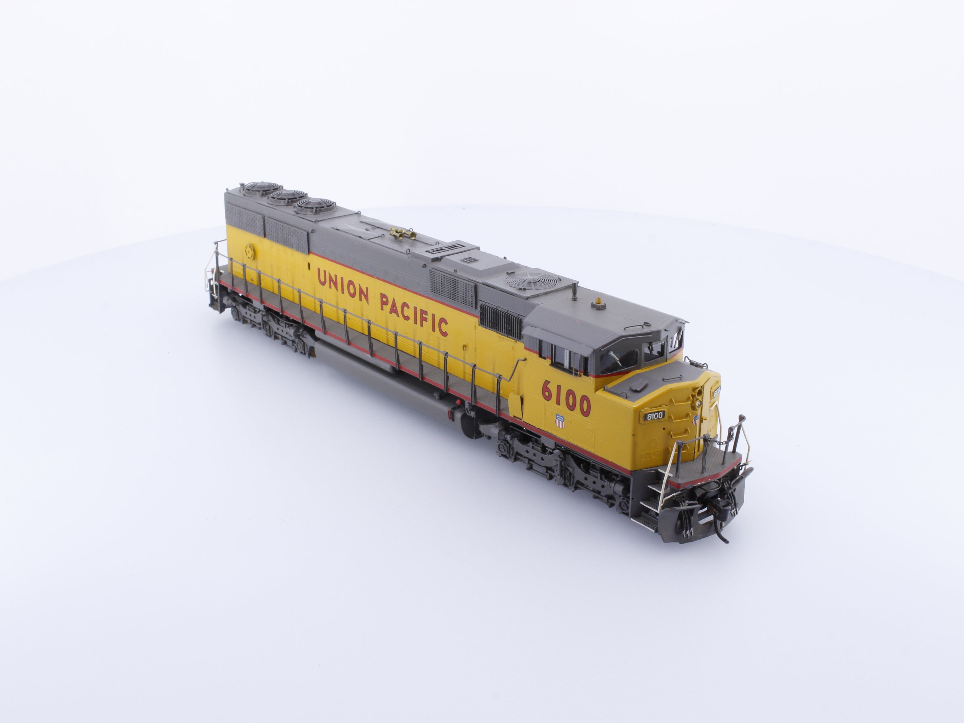 Overland 5159 HO Brass SD60M Wide Cab Diesel Locomotive Union Pacific (UP) 6100 Analog DC
