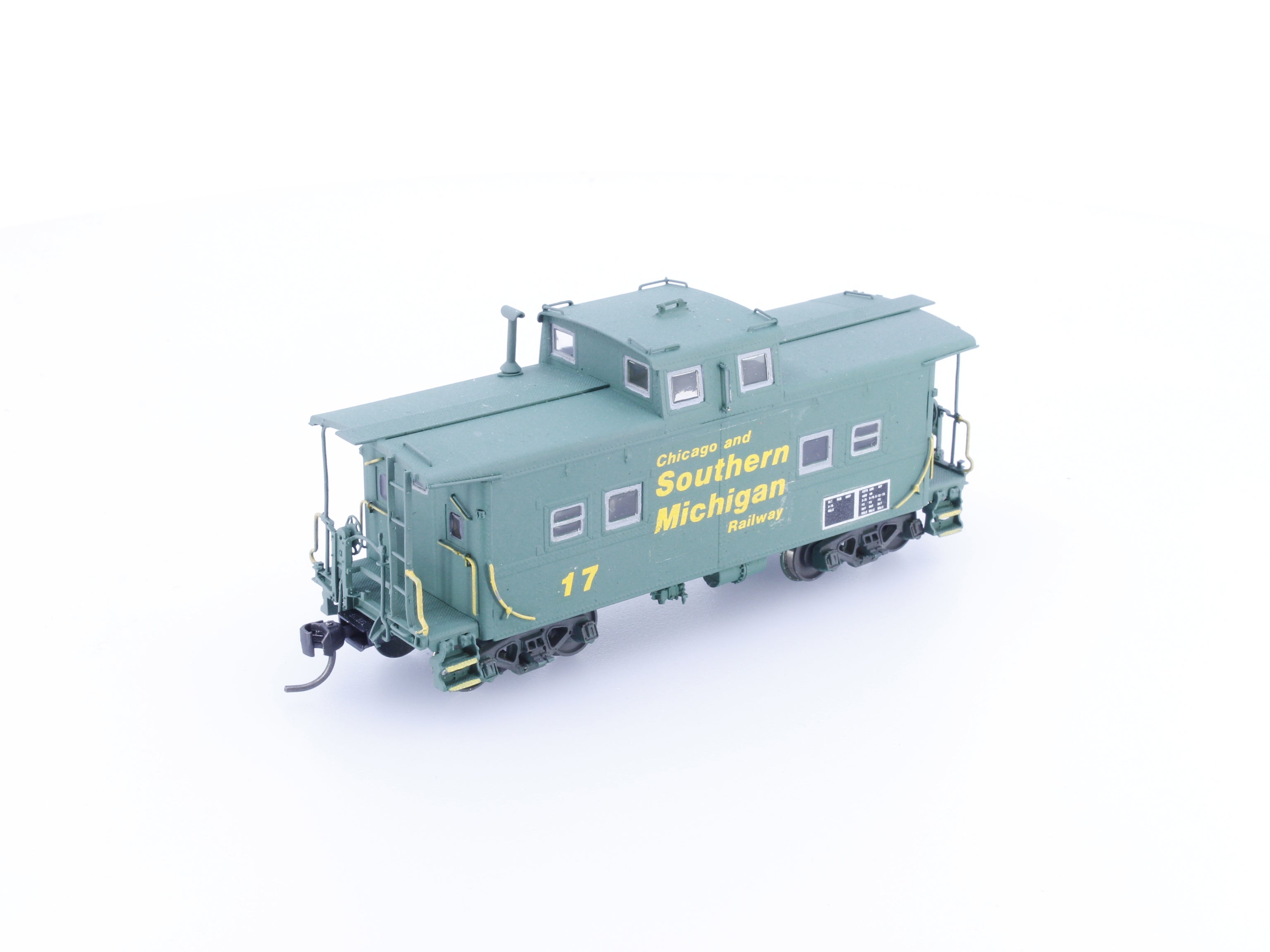 Overland 1254 HO Brass Caboose Painted Chicago & Southern Michigan 17