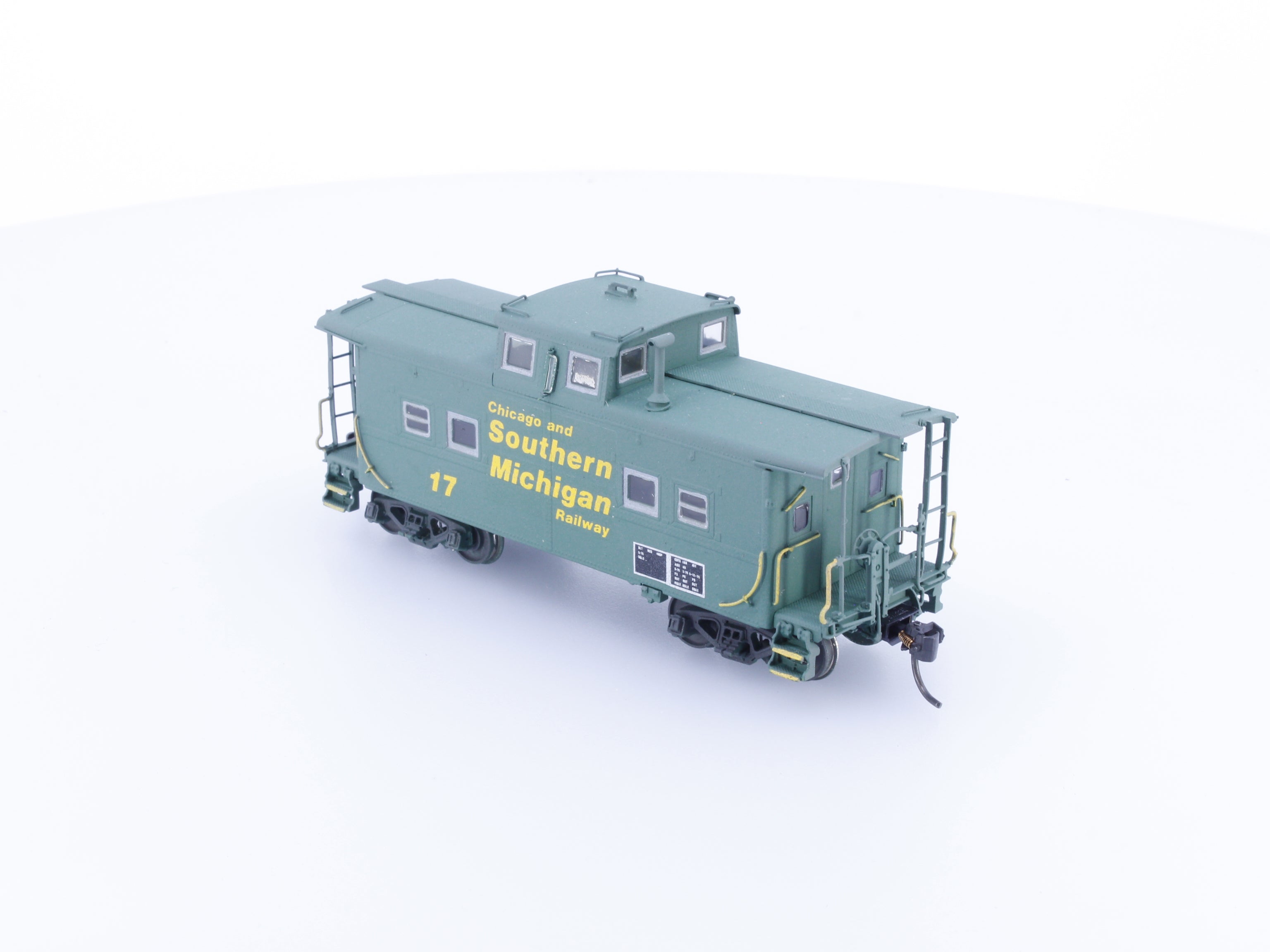 Overland 1254 HO Brass Caboose Painted Chicago & Southern Michigan 17