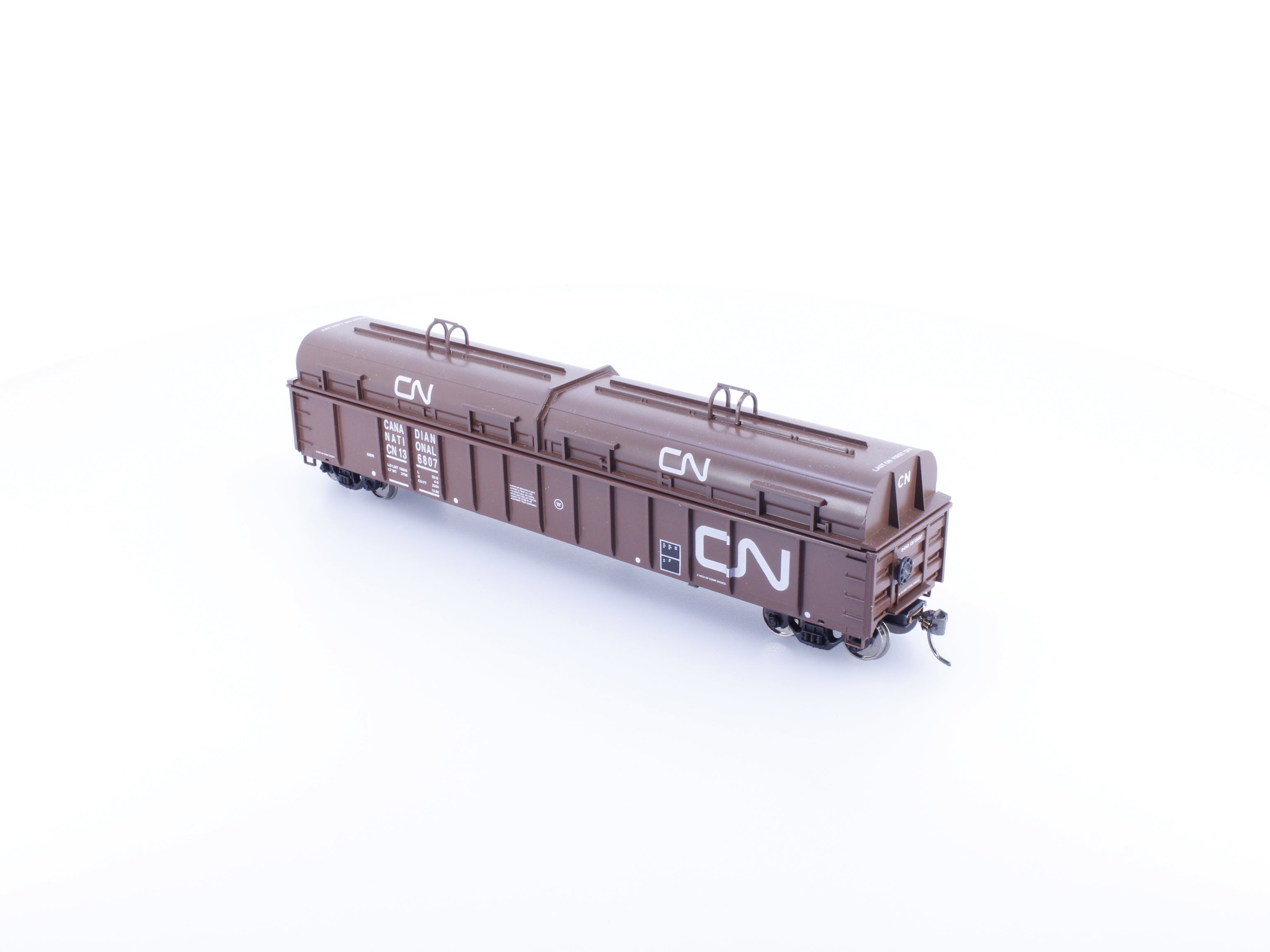 Hubert's HMR75041 HO 52' Covered Mill Gondola Canadian National (CN) 136807