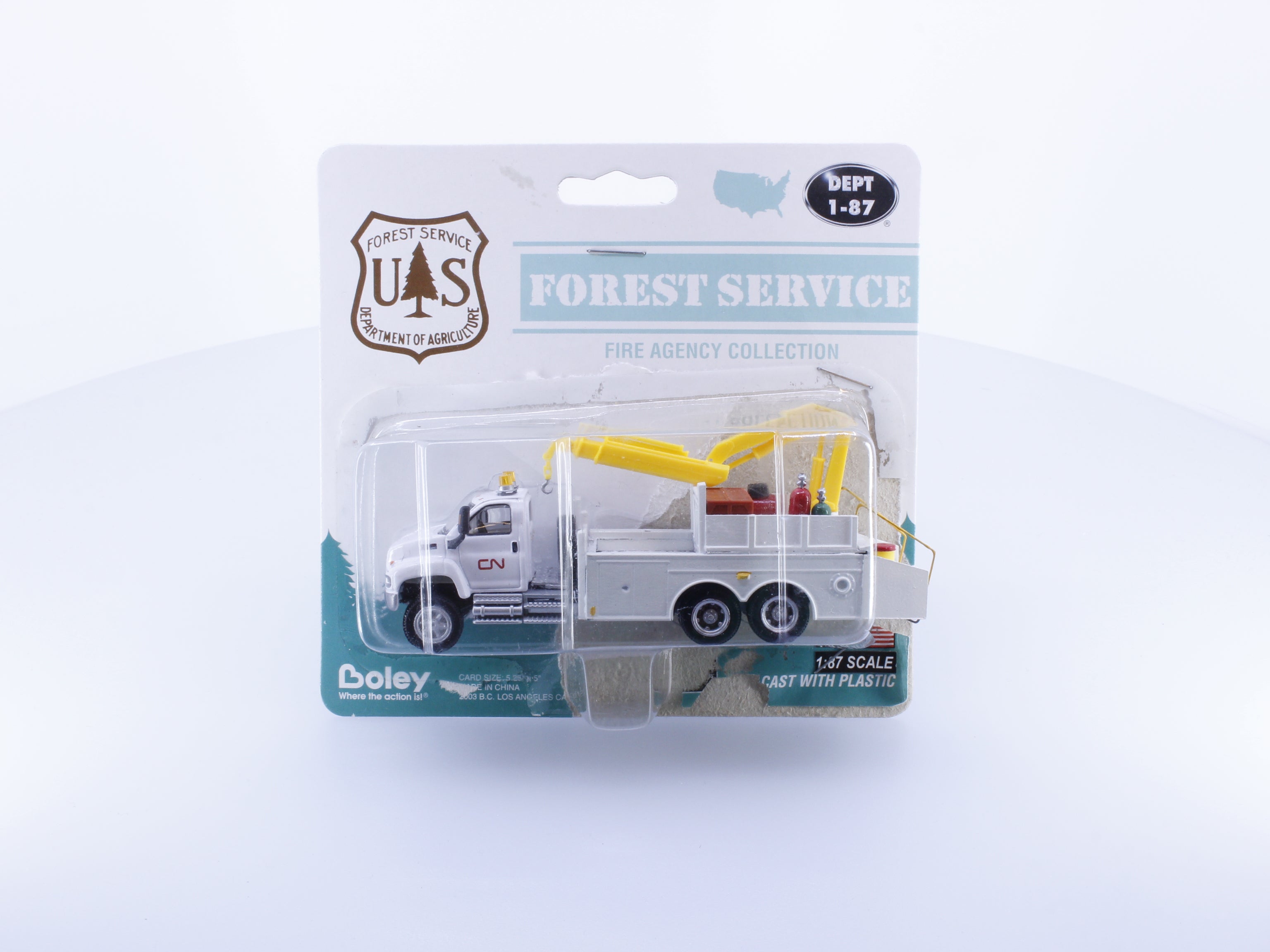 Boley 3020-55 HO CN Crane Truck Canadian National (CN)