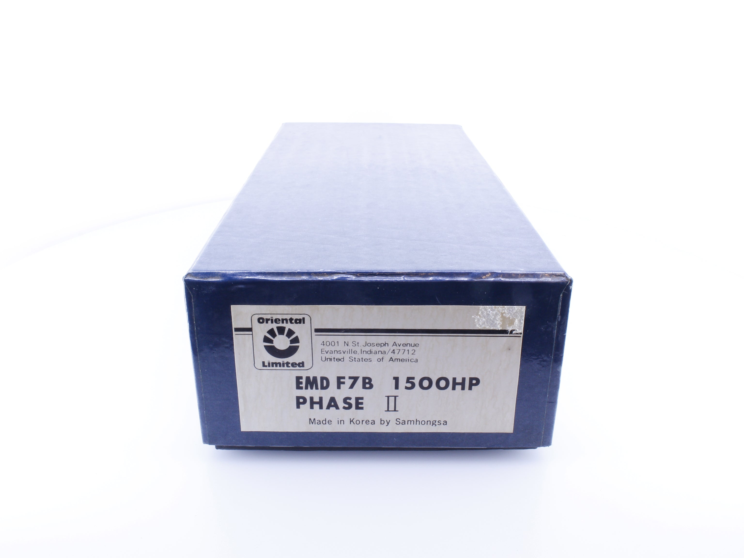 Oriental/Samhongsa HO Brass CPR EMD F7B Phase II. Undecorated. RN 83 (SS-191)