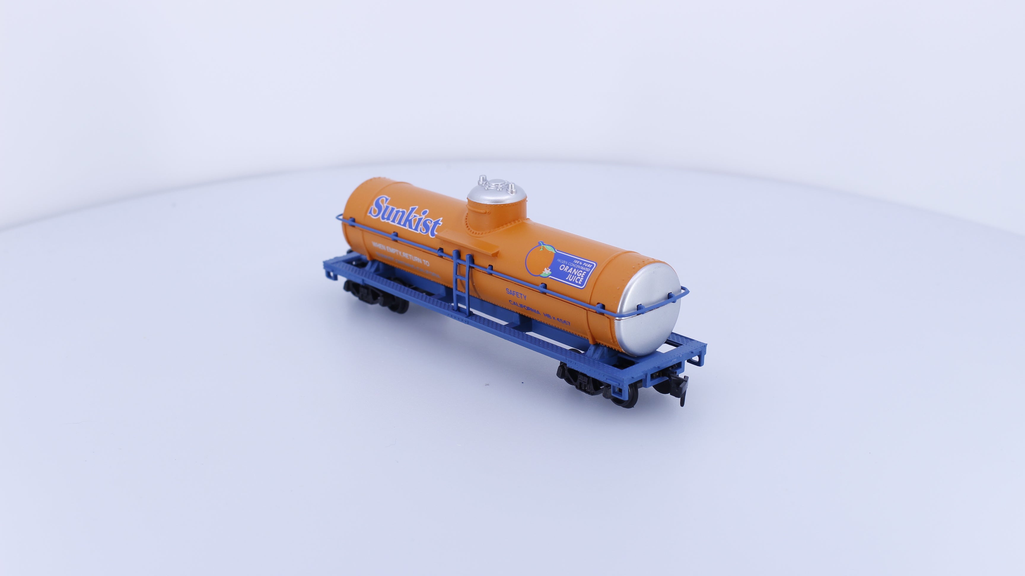 Model Power 8108 HO Sunkist Orange Chemical Tank Car 4567