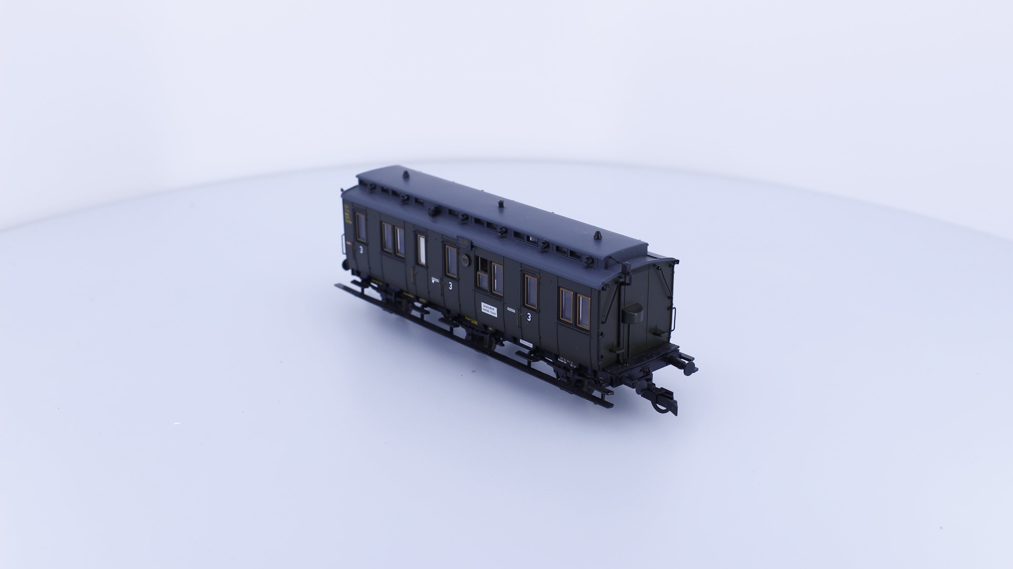 Roco 44221C HO DR 3rd Class Passenger Car of the Royal Prussian State Railway 53505