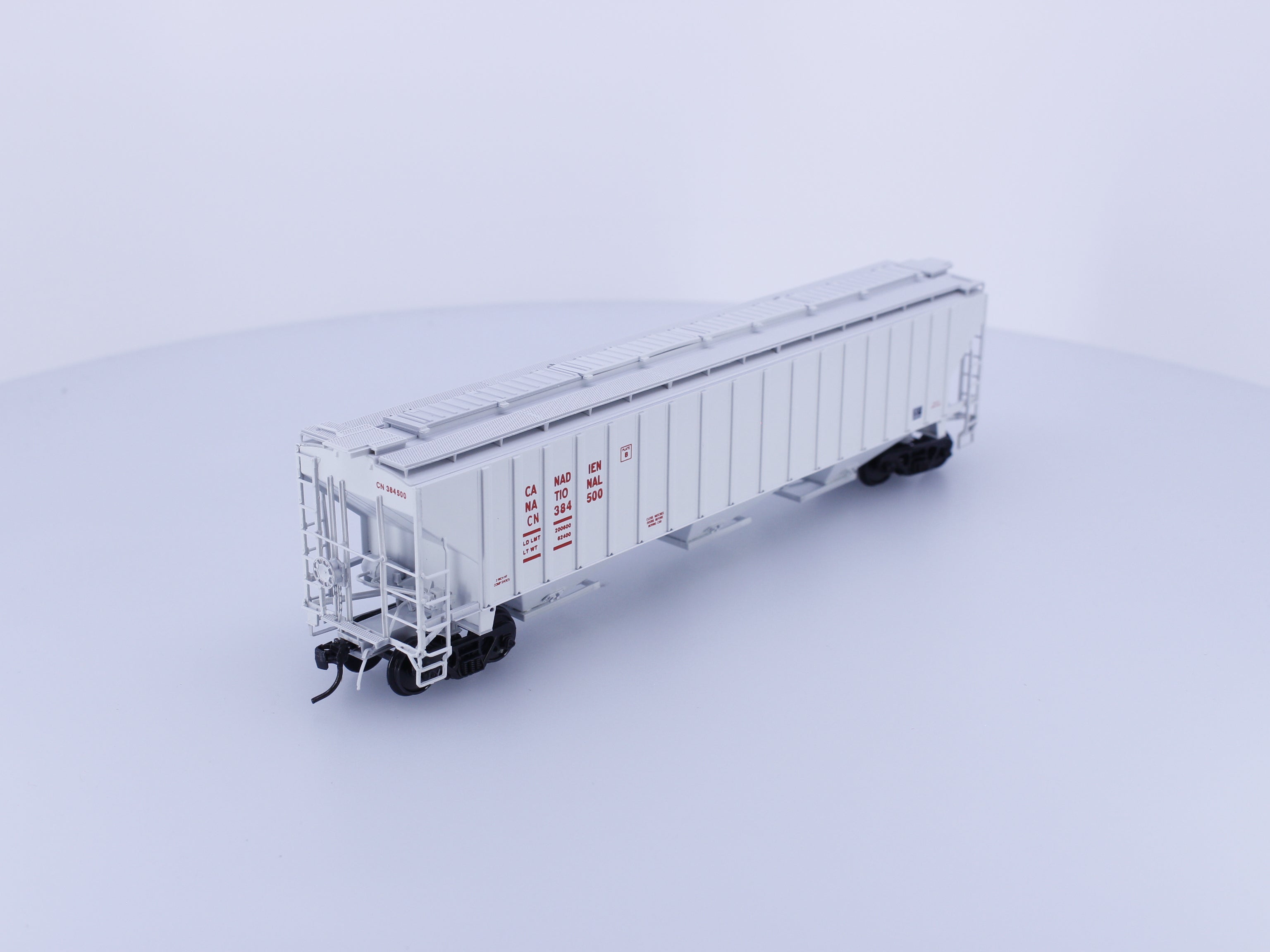 InterMountain 45313-06 HO 4750 cu.ft Ribbed Sided 3 Bay Hopper Canadian National (CN) 384500