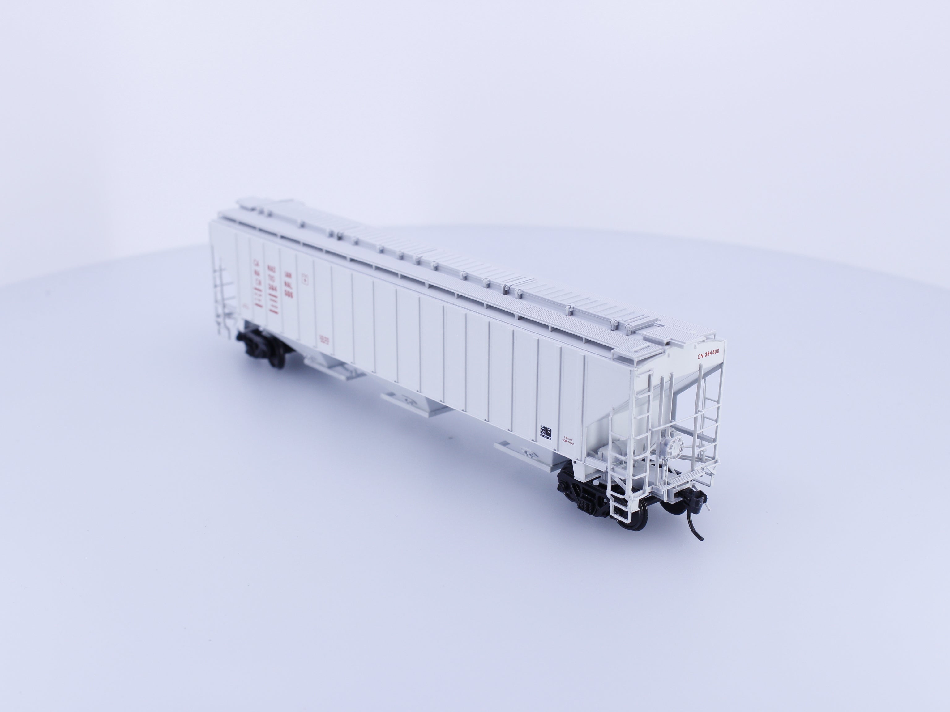 InterMountain 45313-06 HO 4750 cu.ft Ribbed Sided 3 Bay Hopper Canadian National (CN) 384500