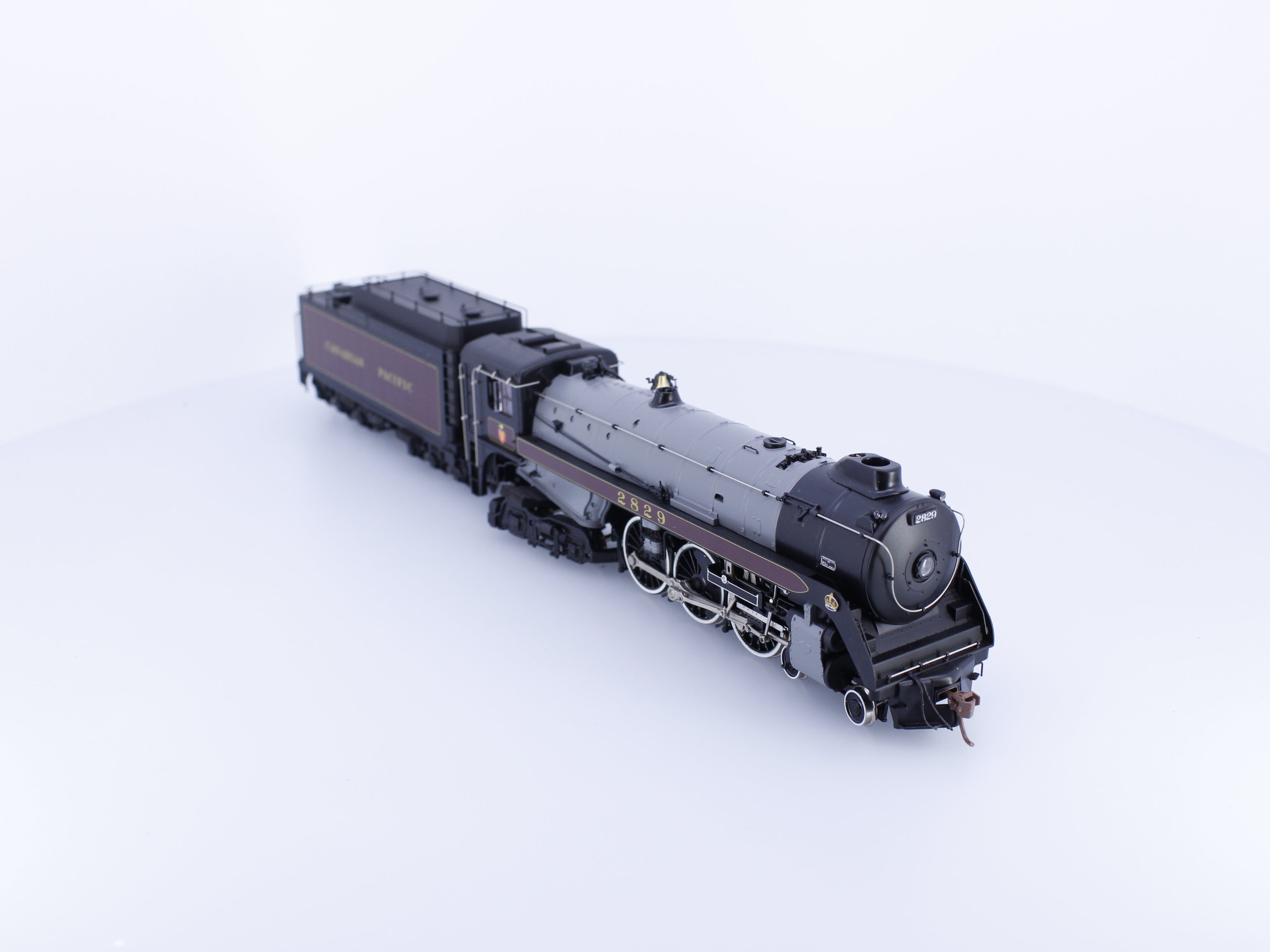 Rapido 600503 HO Royal Hudson H1c Oil Tender Steam Loco Un-Run Like New Rare Canadian Pacific (CP) 2829 DCC & Sound
