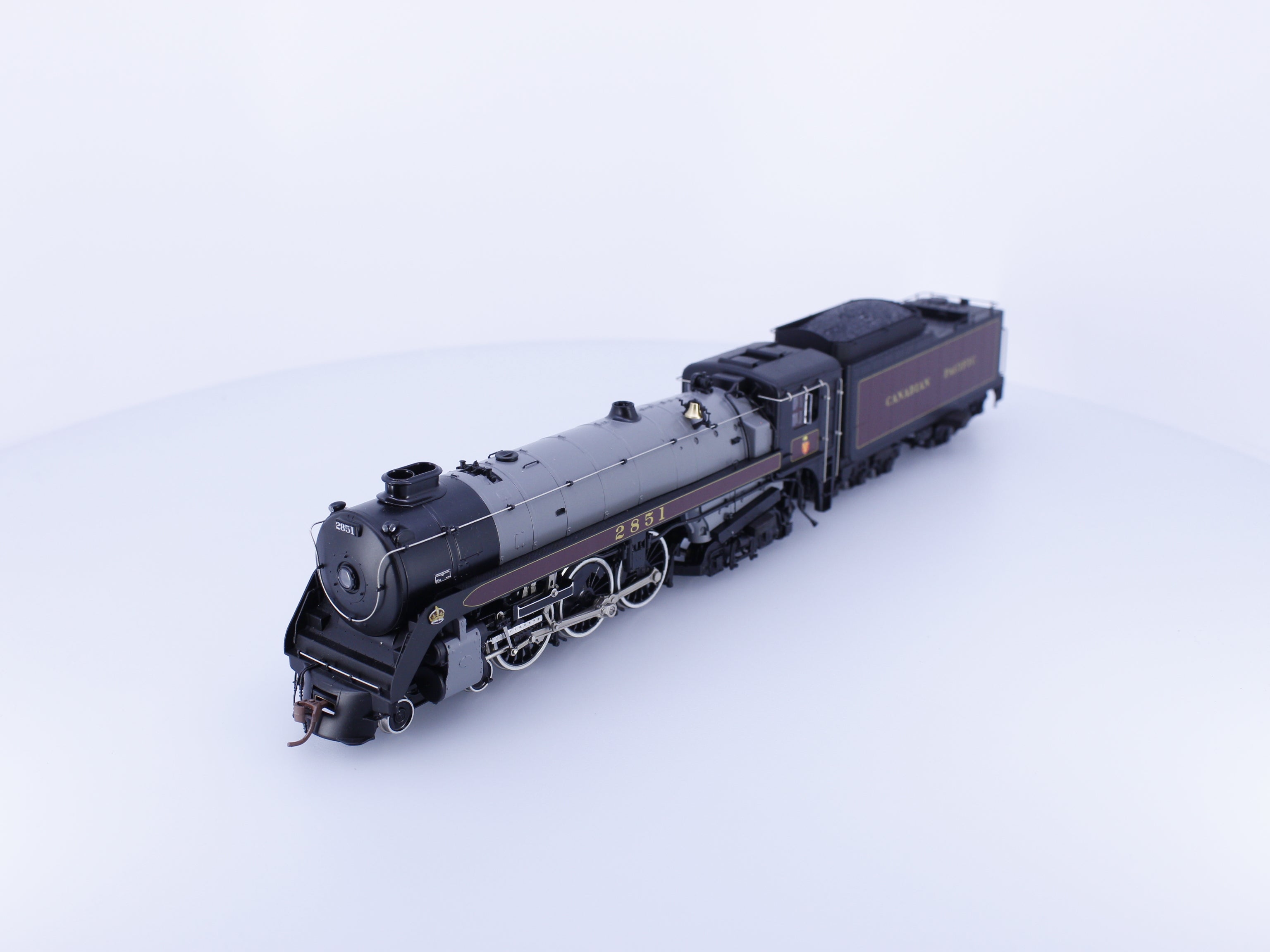 Rapido 600507 HO Royal Hudson H1d Coal Tender Steam Loco Un-Run Like New Rare Canadian Pacific (CP) 2851 DCC & Sound