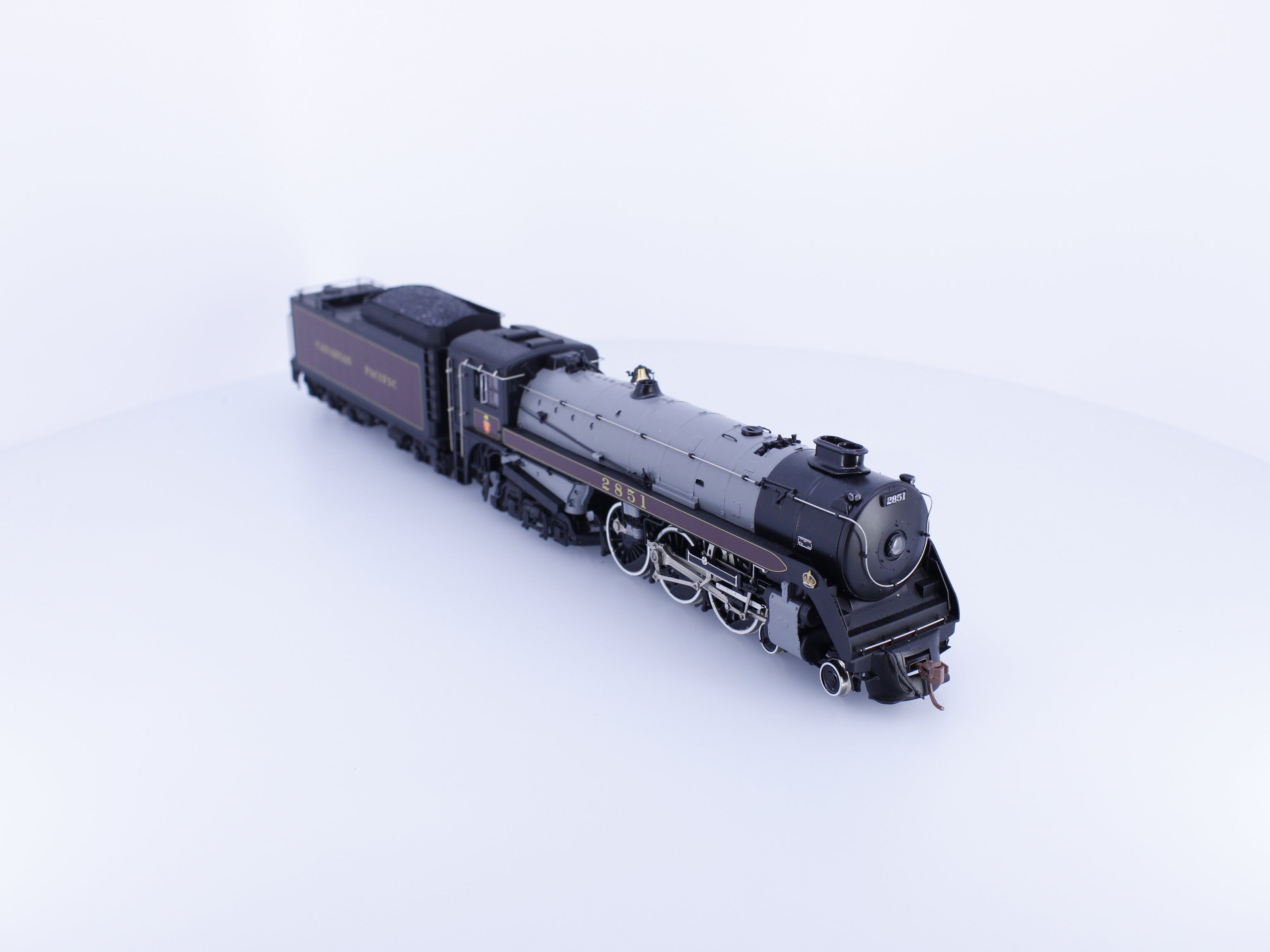 Rapido 600507 HO Royal Hudson H1d Coal Tender Steam Loco Un-Run Like New Rare Canadian Pacific (CP) 2851 DCC & Sound