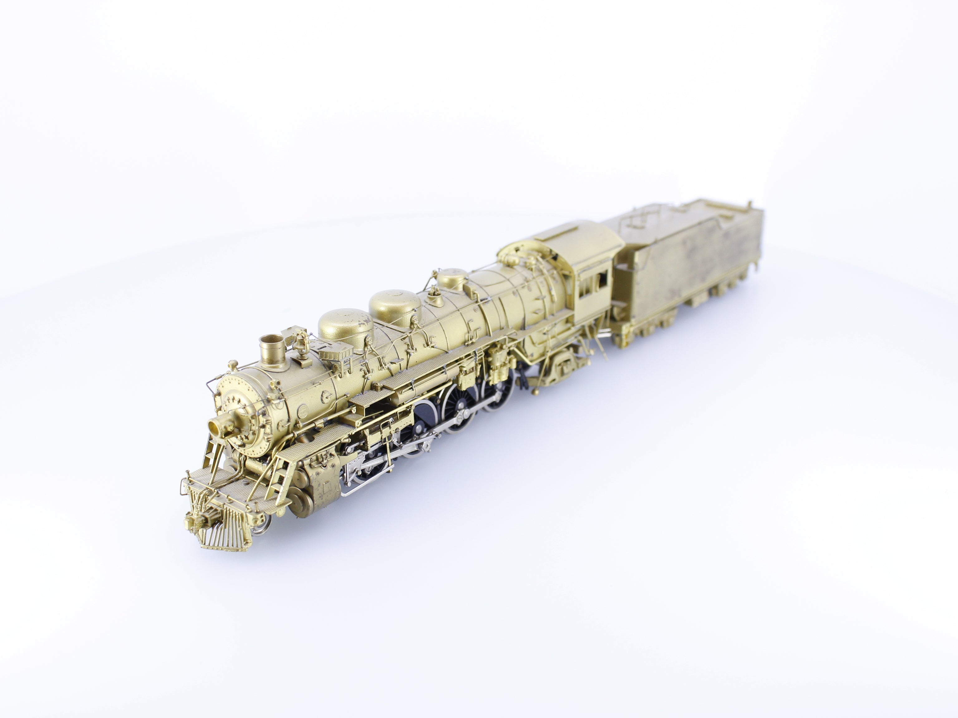ALCO Models 6660 HO Brass 4-8-2 Steam Locomotive Atchison Topeka and Santa Fe (ATSF) Analog DC