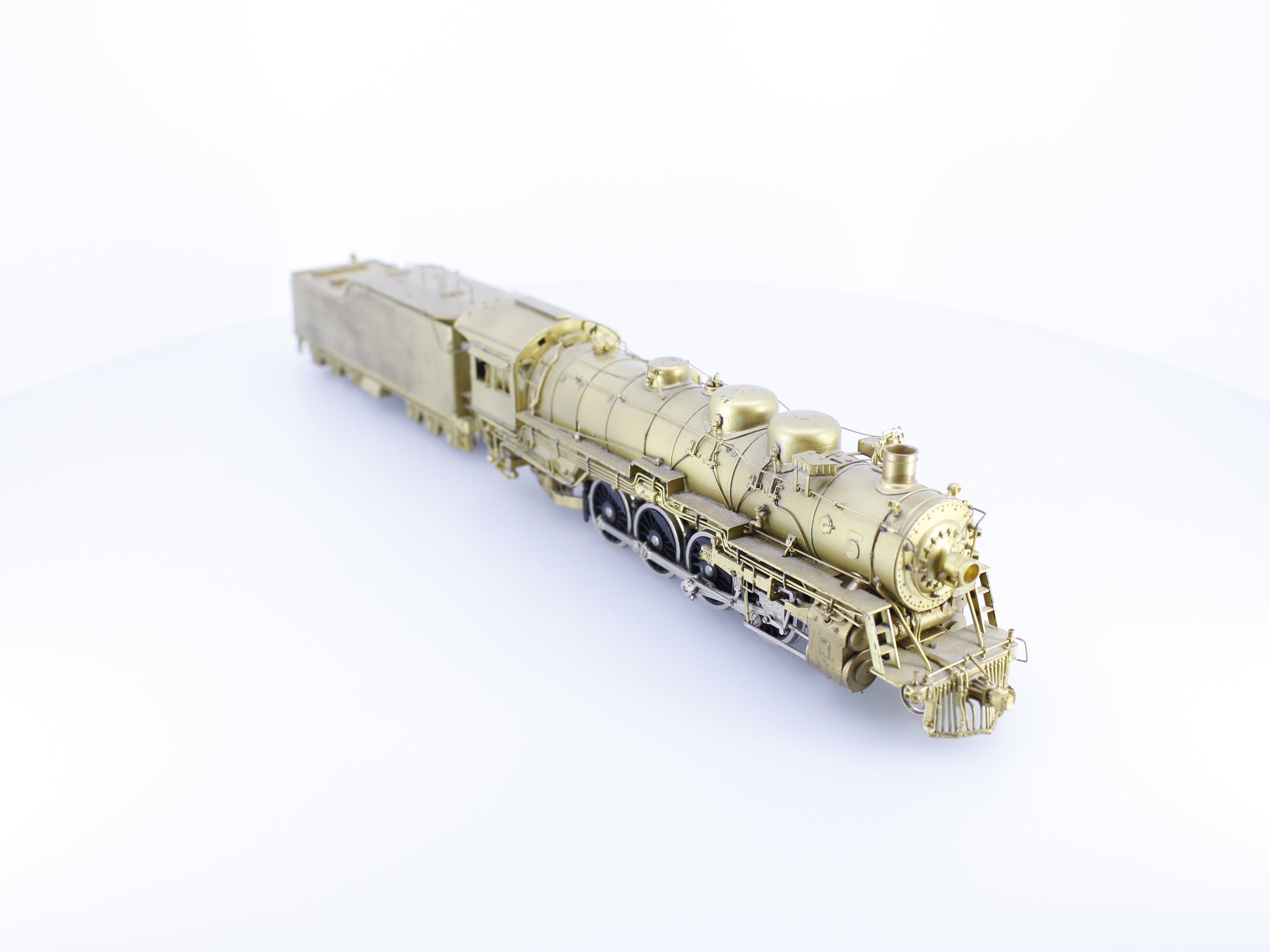 ALCO Models 6660 HO Brass 4-8-2 Steam Locomotive Atchison Topeka and Santa Fe (ATSF) Analog DC