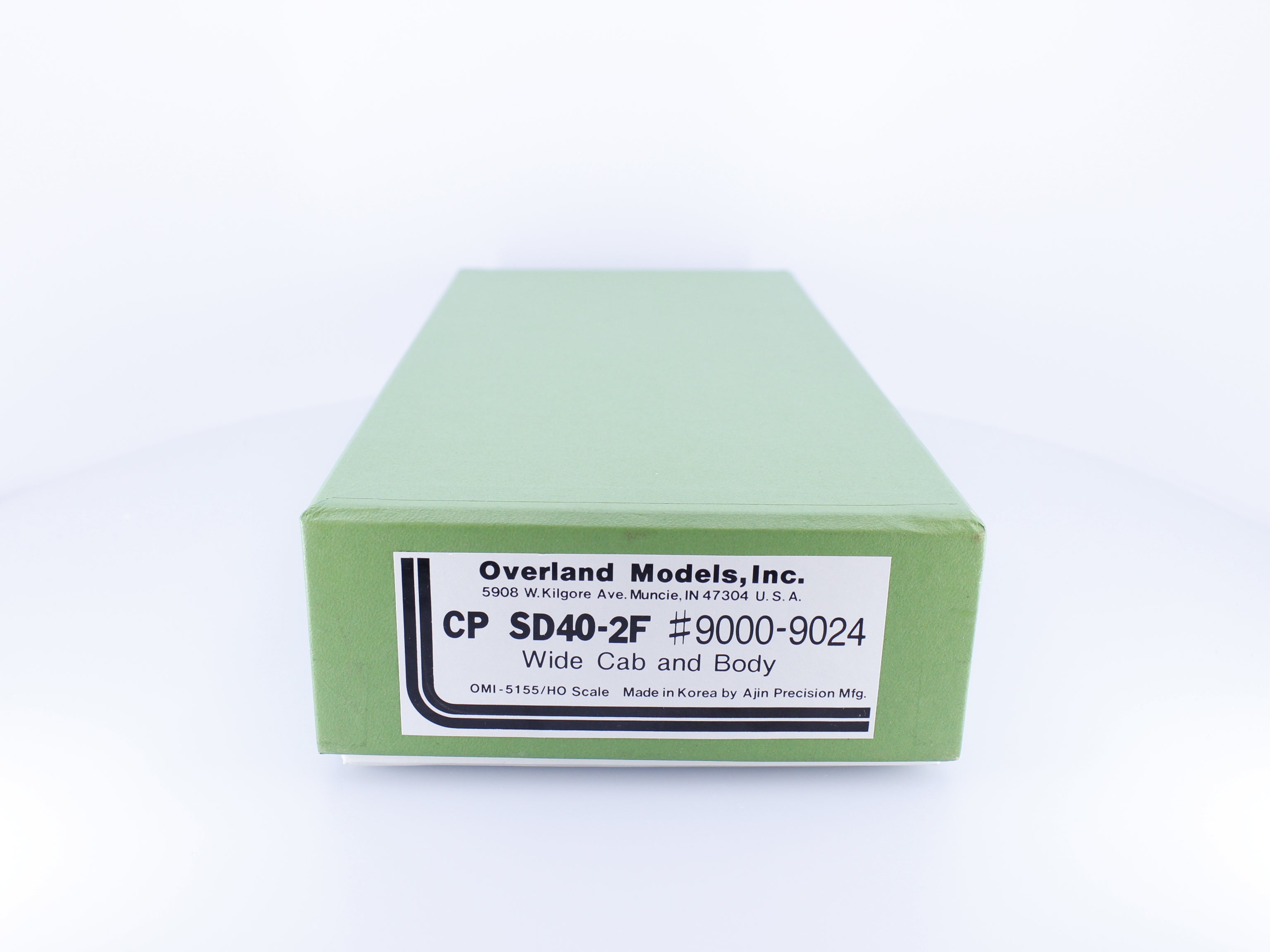 Overland 5155 HO Brass SD40-2F Diesel Locomotive Unpainted Brand New Never Run Canadian Pacific (CP) 9000-9024 Analog DC (#1)