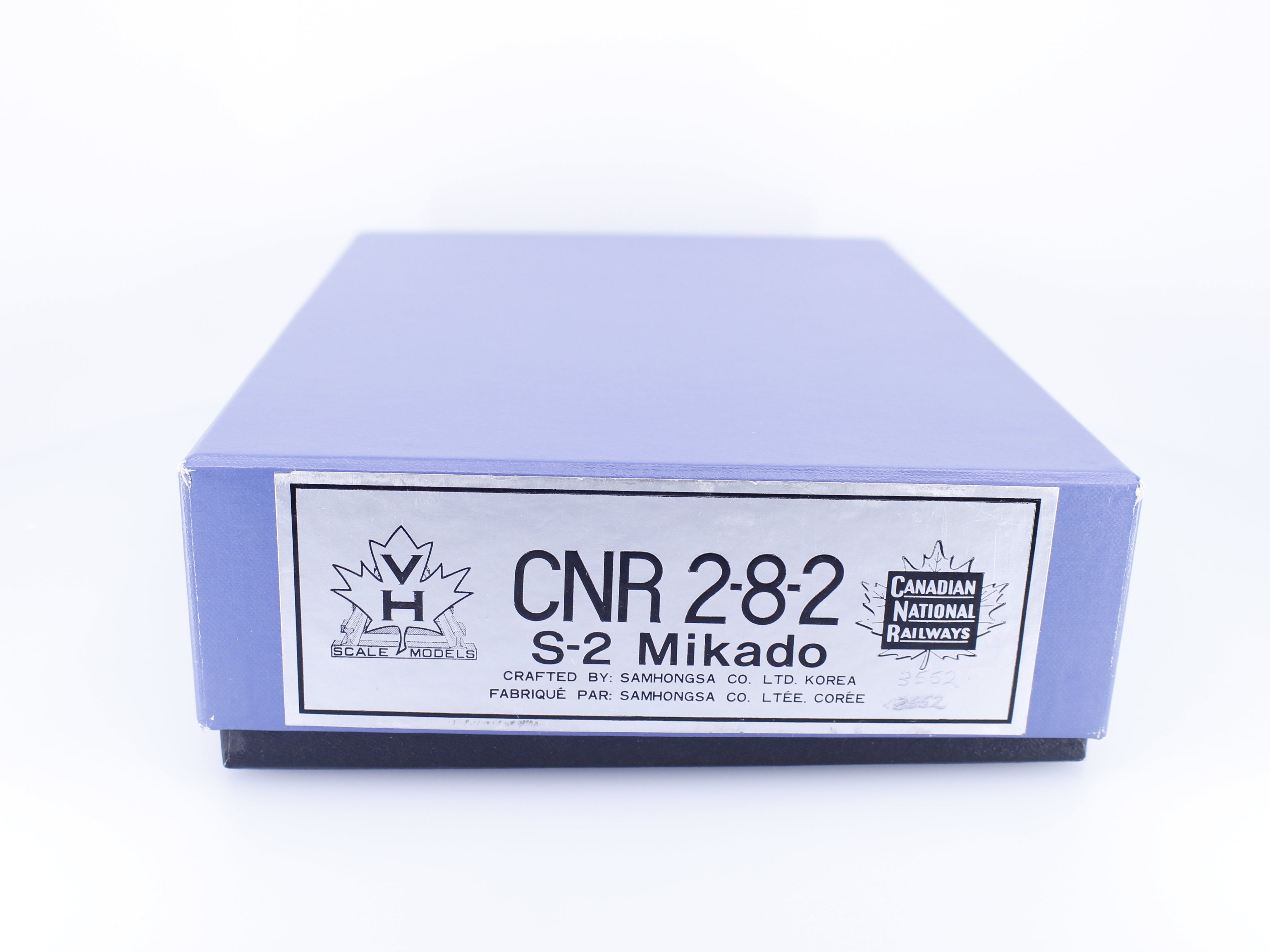 Van Hobbies CNR282S2 HO Brass 2-8-2 S-2 Mikado Steam Locomotive Professionally Painted Canadian National (CN) 3552 Analog DC