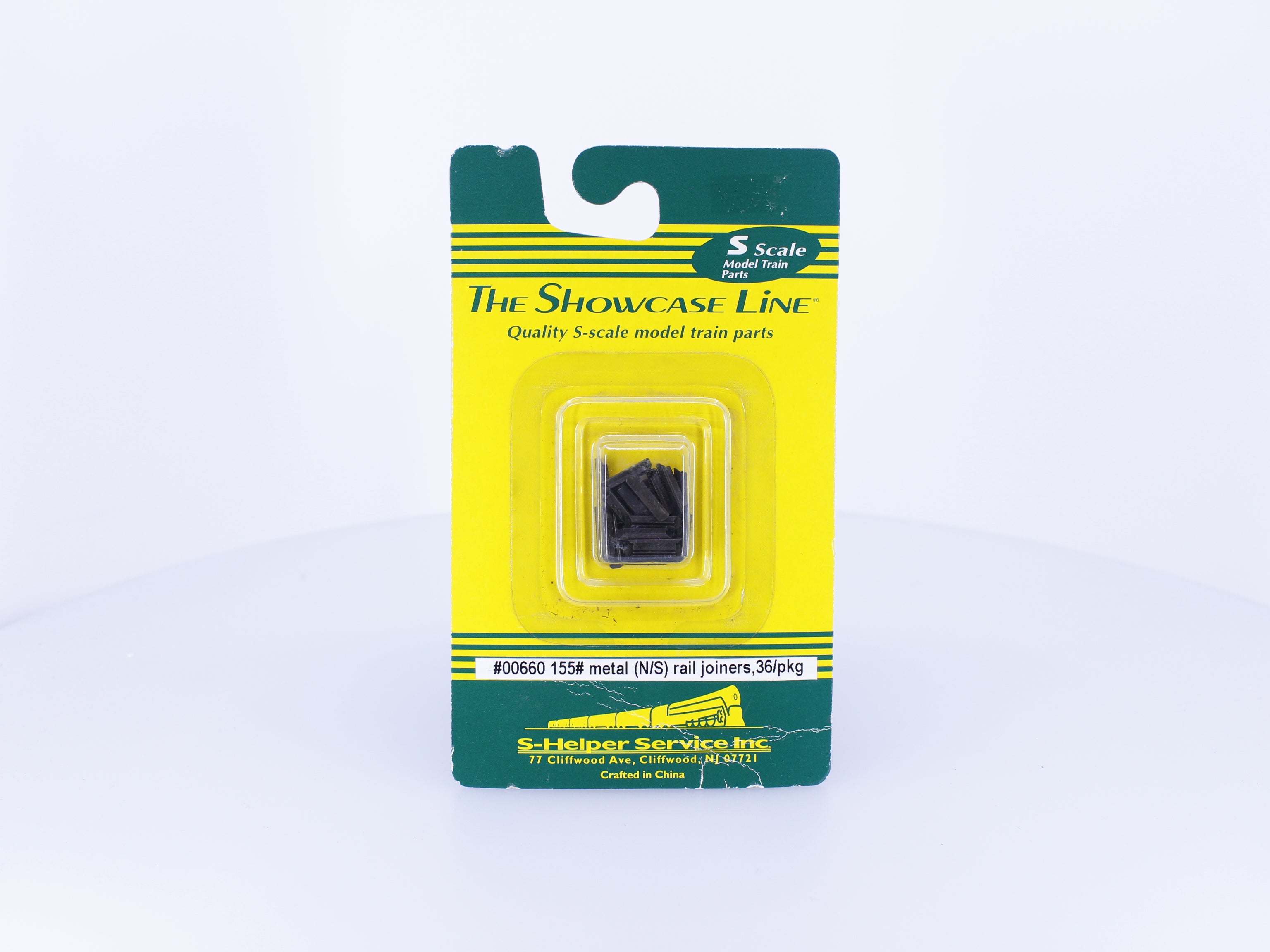 S-Helper Service Inc. 00660 S 155# Metal (N/S) Rail Joiners 36/Pkg (#4)