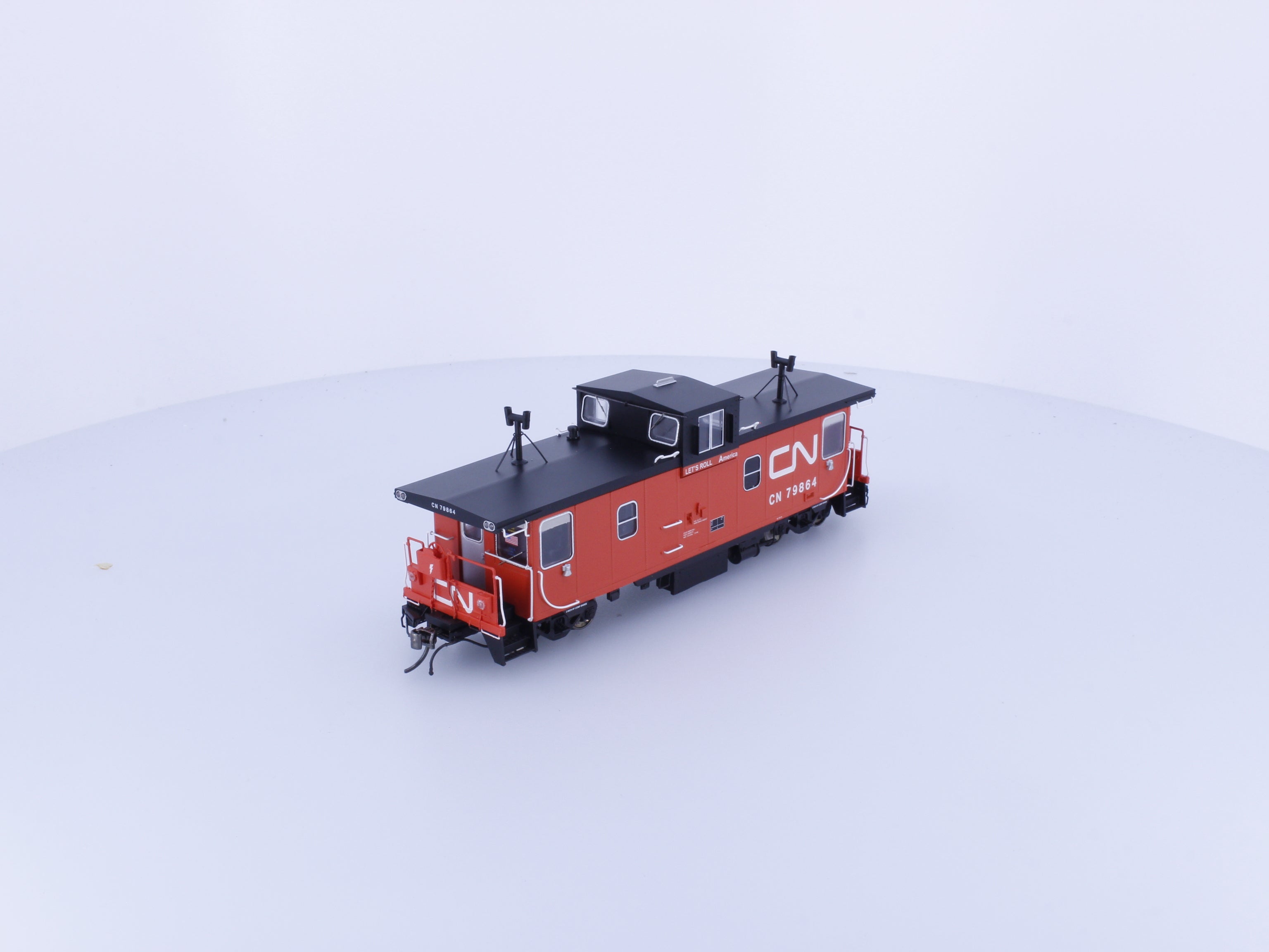 Trueline Trains 600520P HO Point St. Charles Caboose Canadian National (CN) 79864