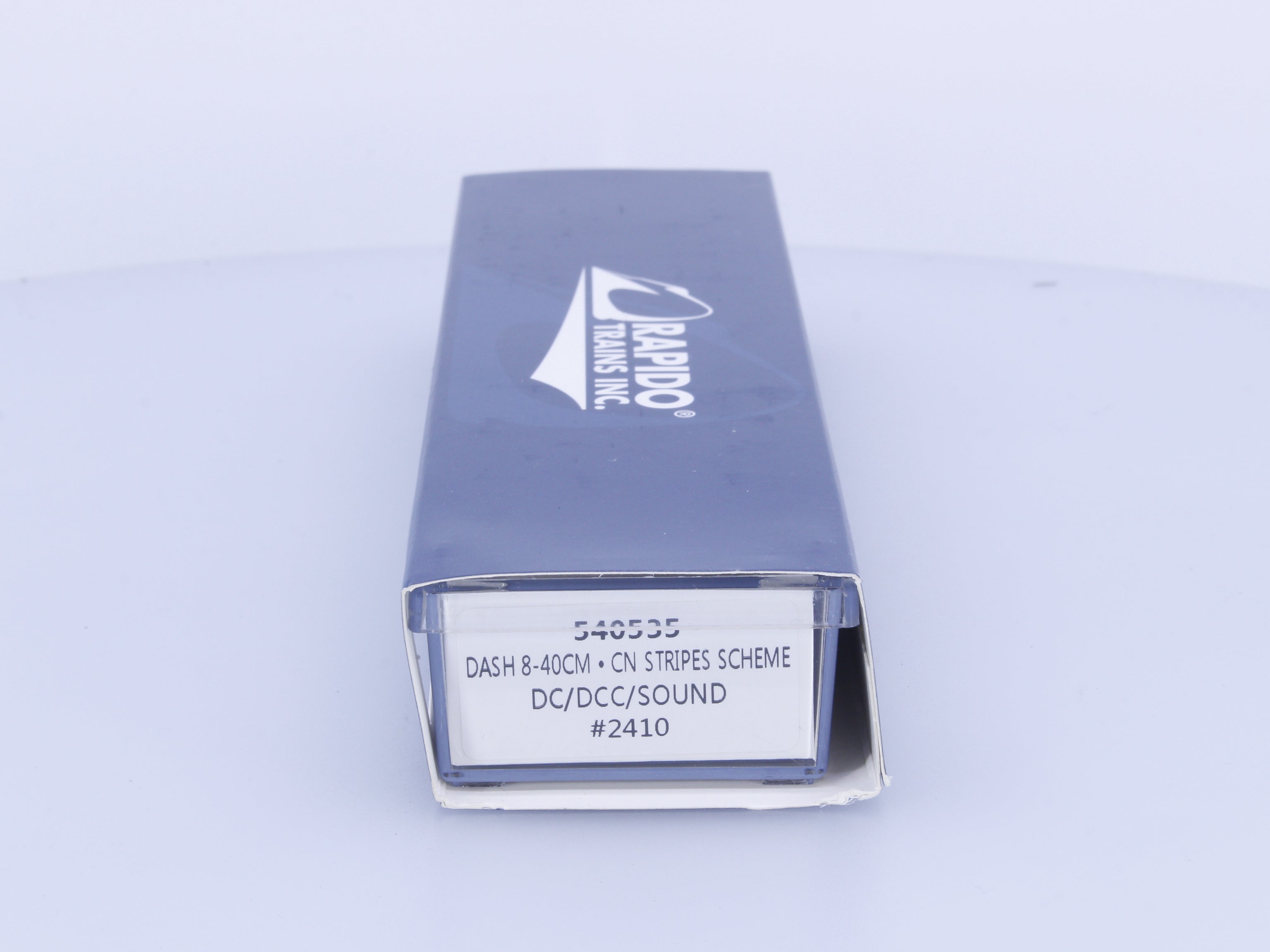 Rapido 540535 N Dash 8-40CM Diesel Locomotive Stripes Scheme Canadian National (CN) 2410 DCC & Sound