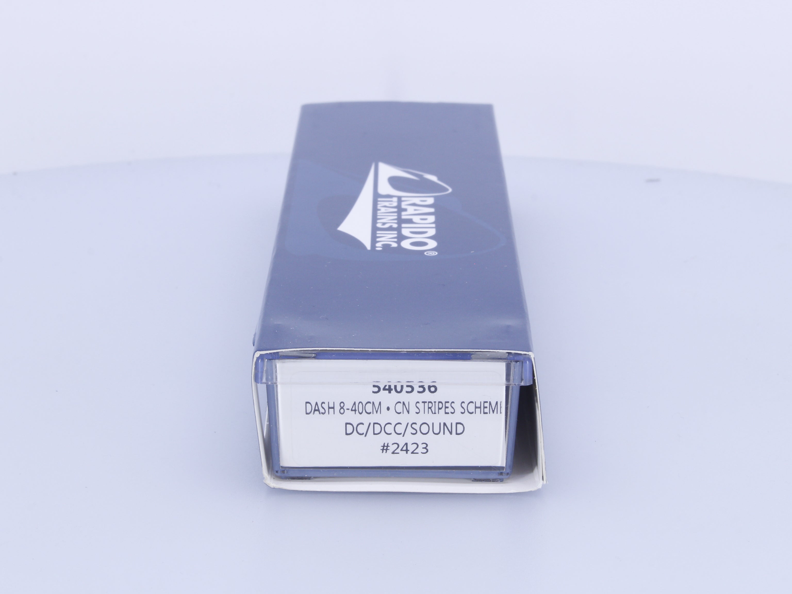 Rapido 540536 N Dash 8-40CM Diesel Locomotive Stripes Scheme Canadian National (CN) 2423 DCC & Sound