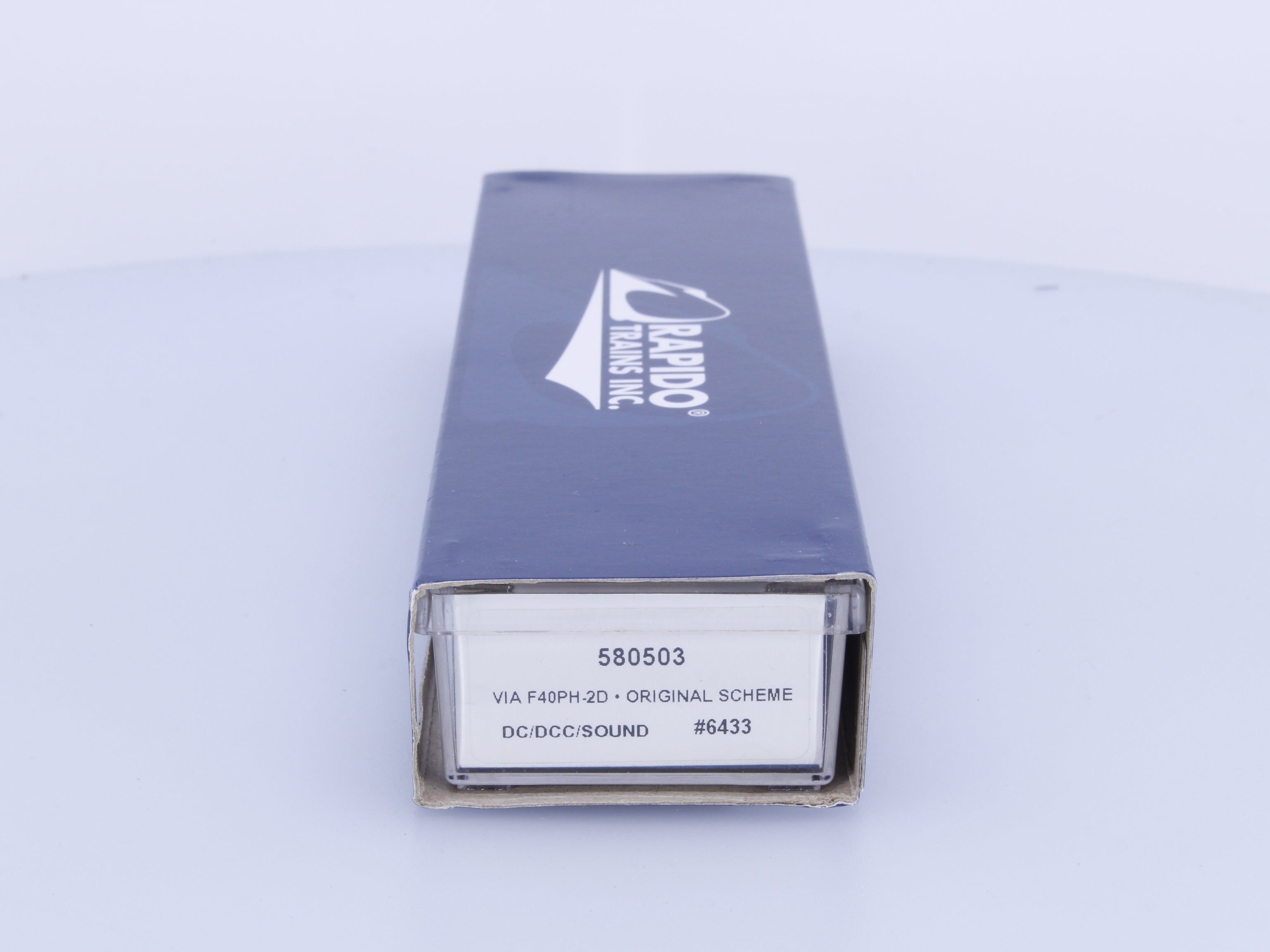 Rapido 580503 N F40PH-2D Diesel Locomotive Original Scheme Via Rail (VIA) 6433 DCC & Sound