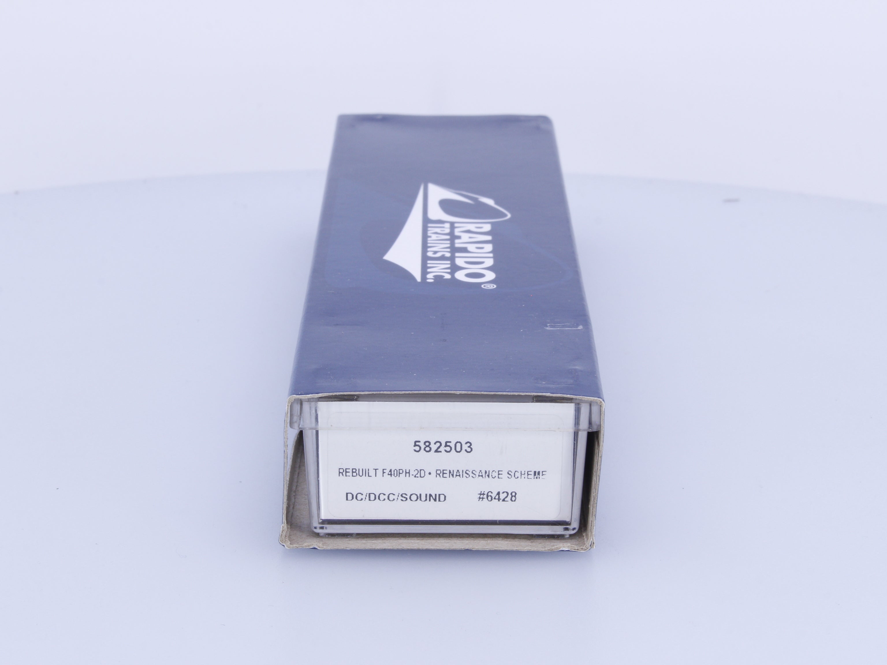 Rapido 582503 N F40PH-2D Diesel Locomotive Renaissance Scheme Via Rail (VIA) 6428 DCC & Sound