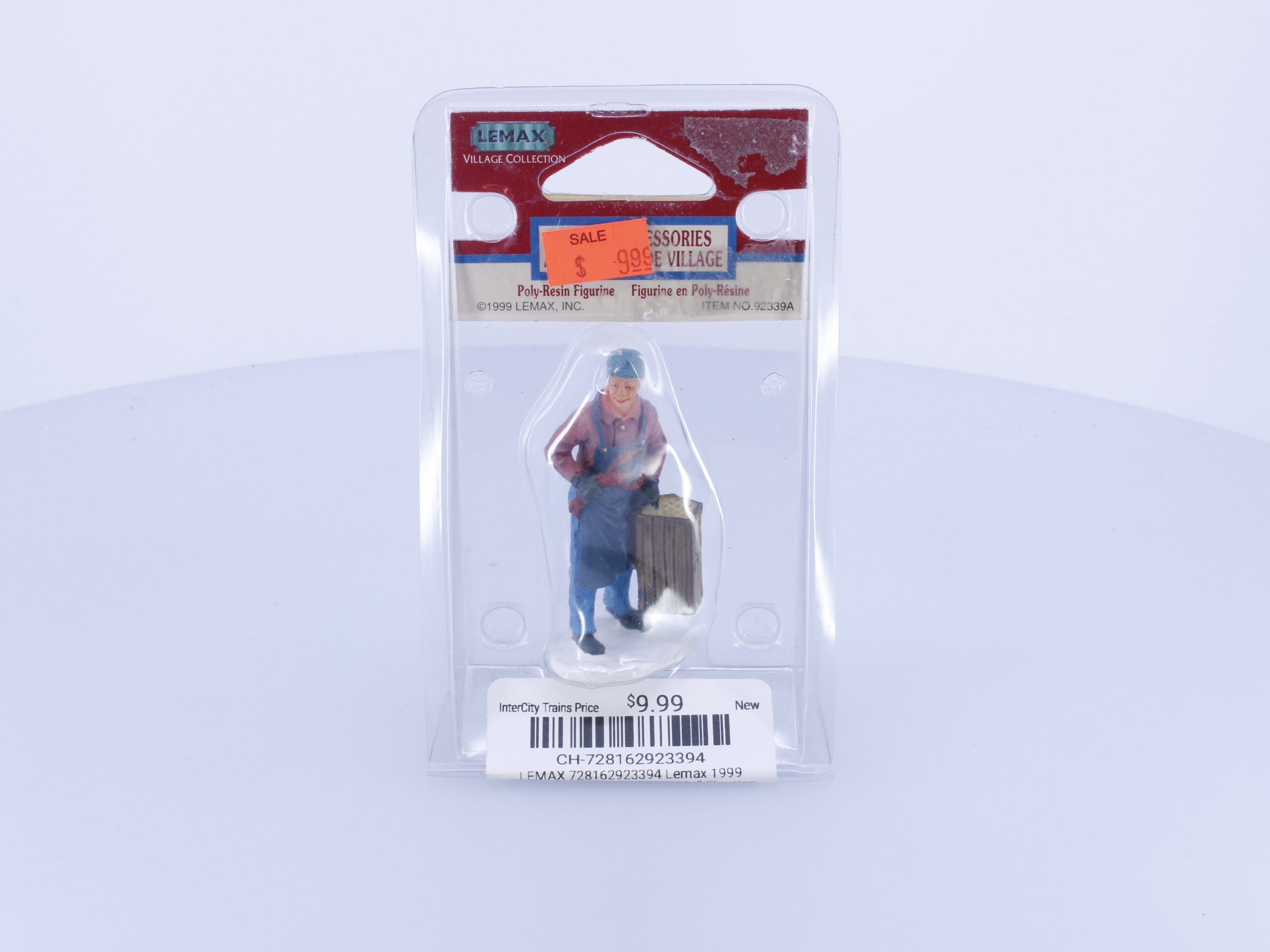 LEMAX 728162923394 Lemax 1999 Christmas Village “Lobsterman” Figurine 92339 Dock Fisherman