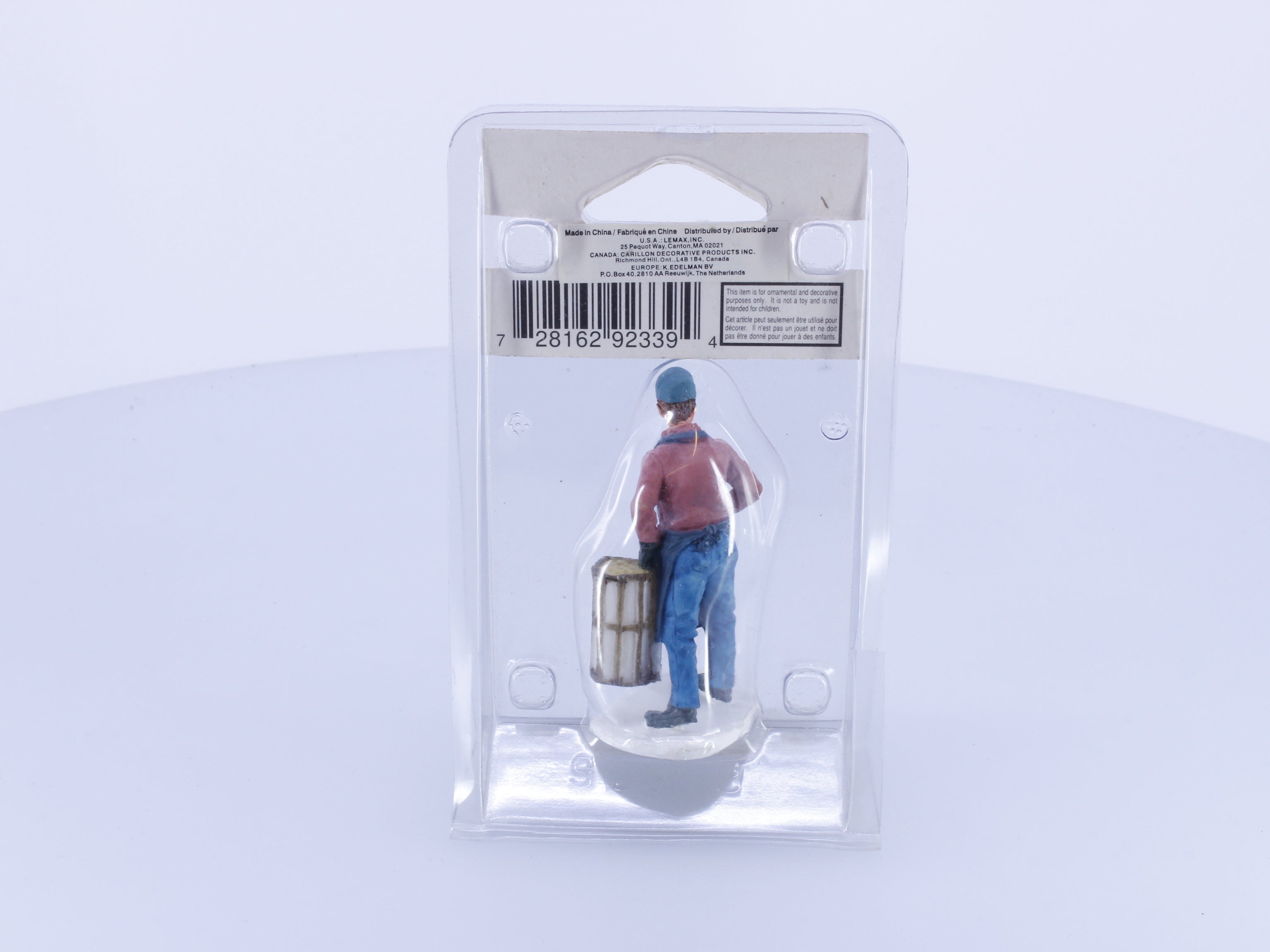 LEMAX 728162923394 Lemax 1999 Christmas Village “Lobsterman” Figurine 92339 Dock Fisherman