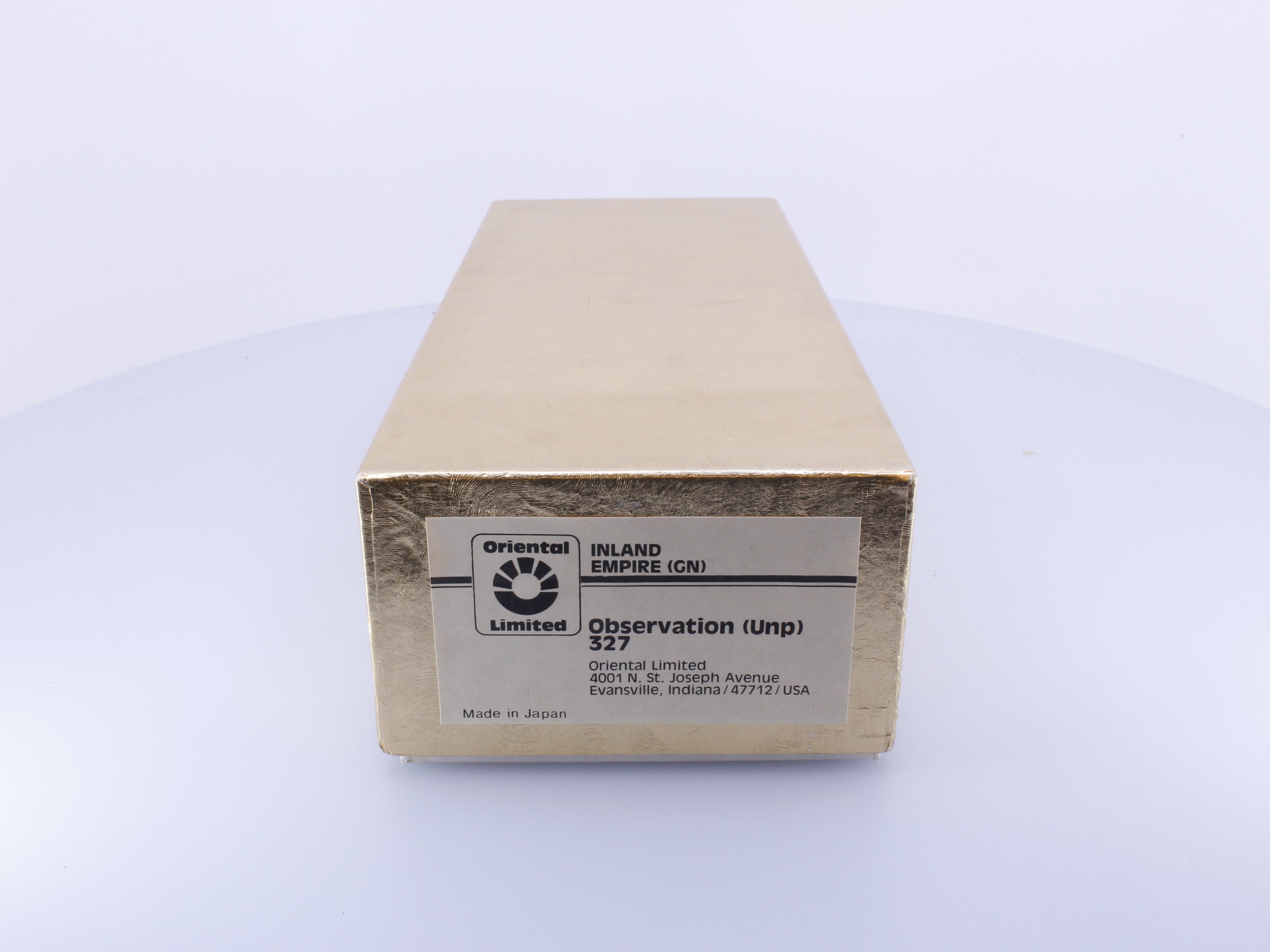 Oriental Limited 327 HO Brass Inland Empire Observation Car Great Northern (GN)