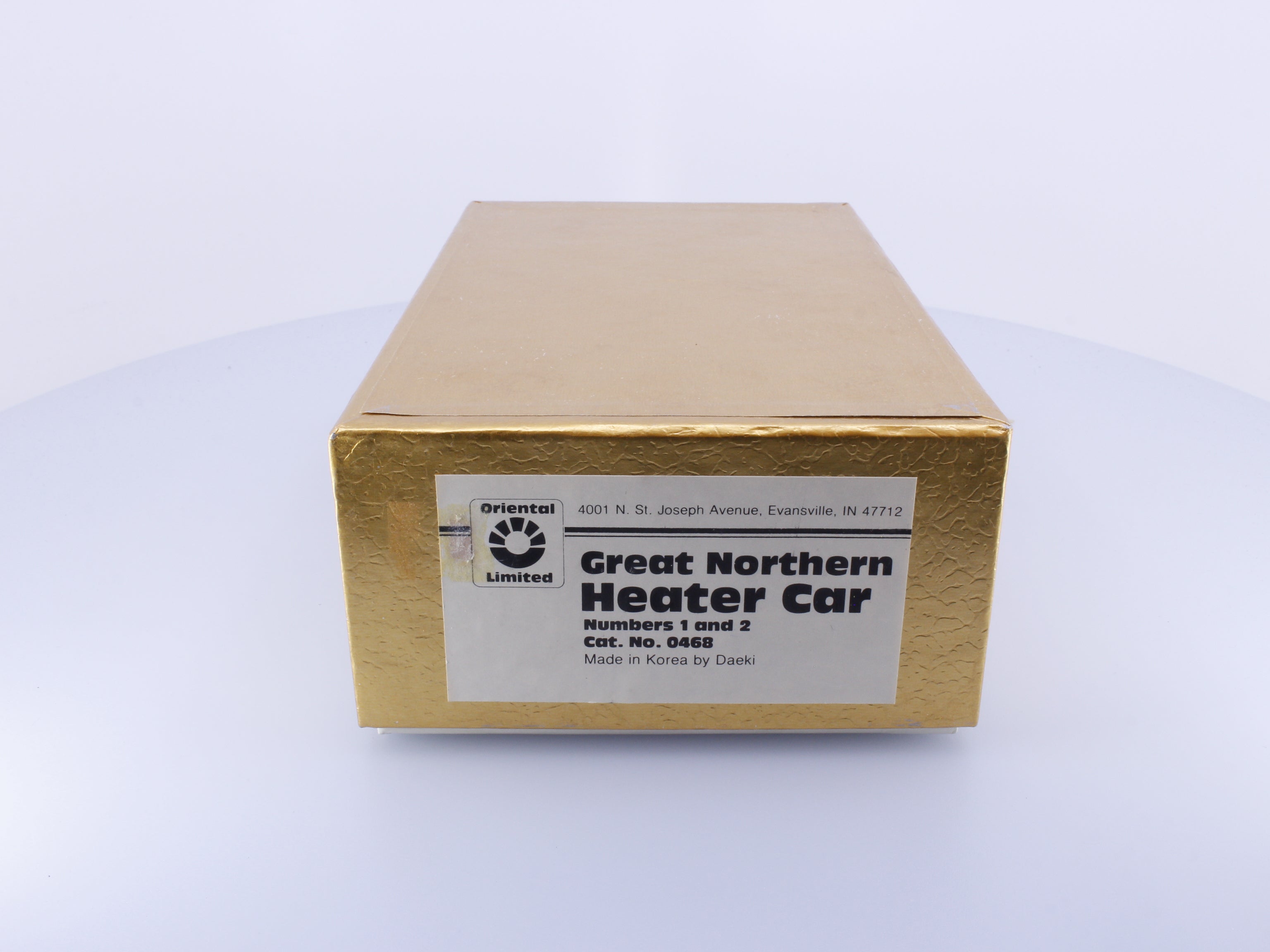 Oriental Limited 0468 HO Brass Heater Car #1 and #2 Great Northern (GN)