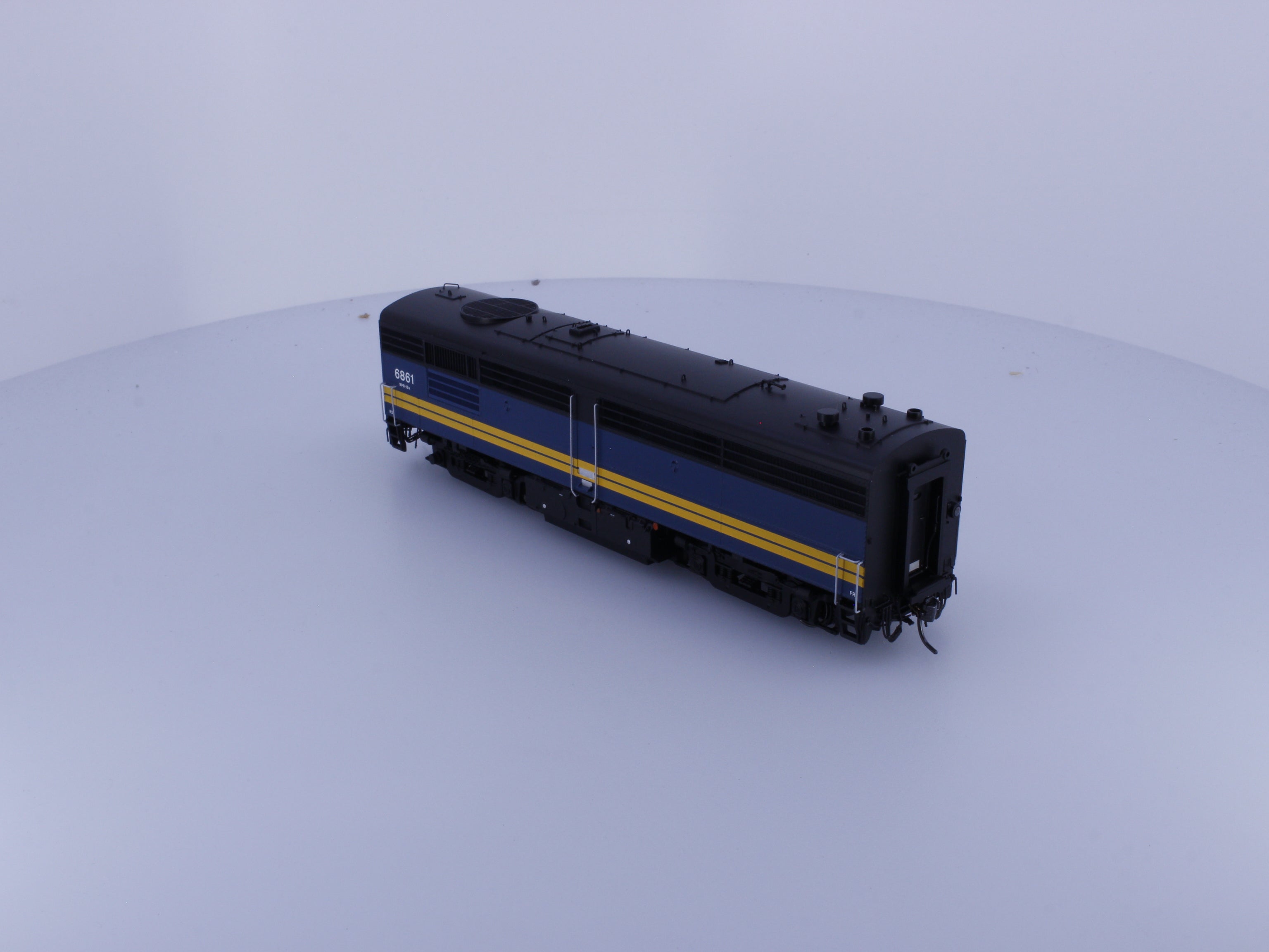 Rapido 30511 HO FPB-4 Diesel B Unit #2 Via Rail (VIA) 6861 DCC & Sound