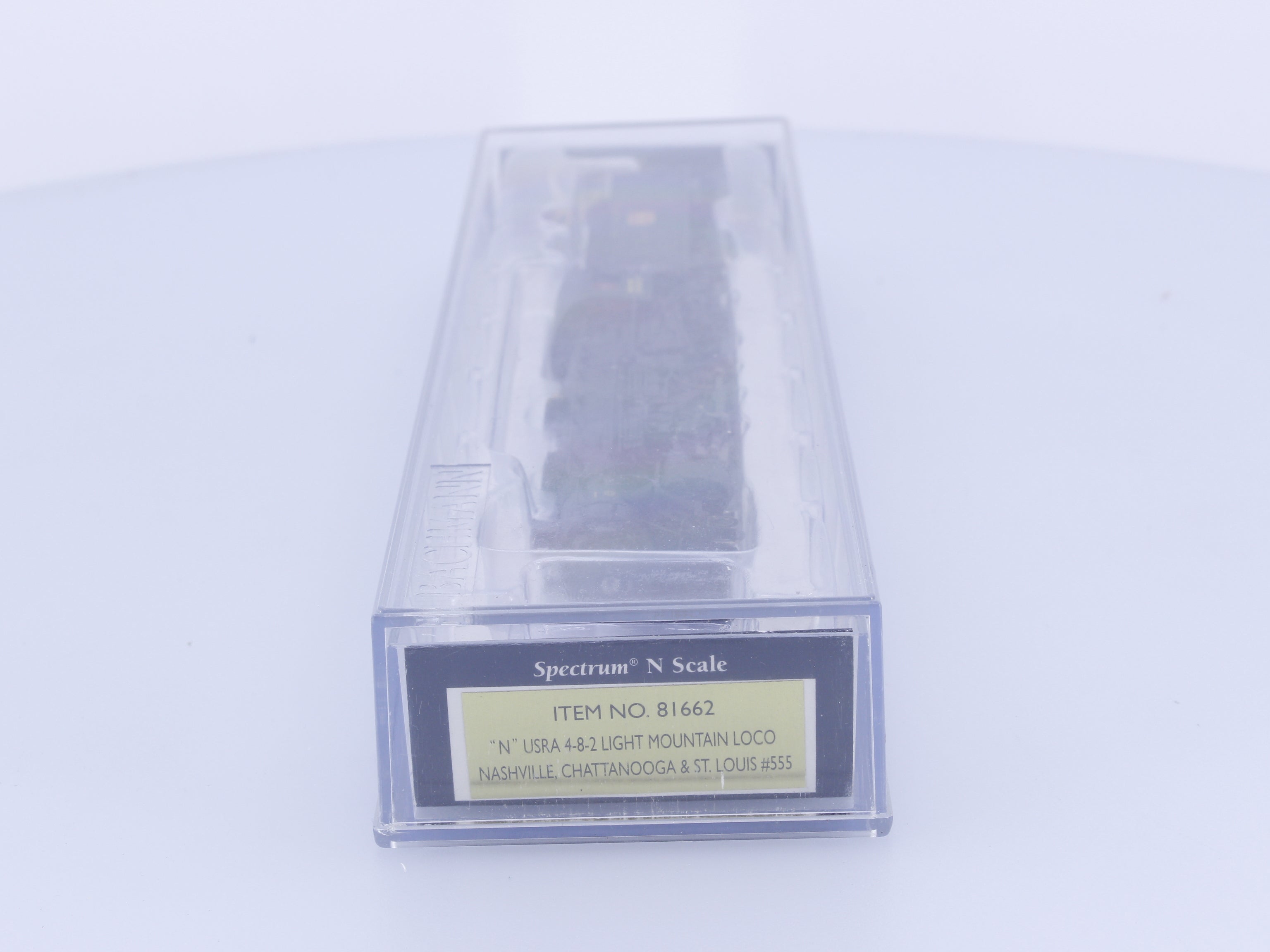 Bachmann 81662 N Spectrum USRA 4-8-2 Light Mountain Steam Locomotive Nashville, Chattanooga & St. Louis NC&STL 555 Analog DC