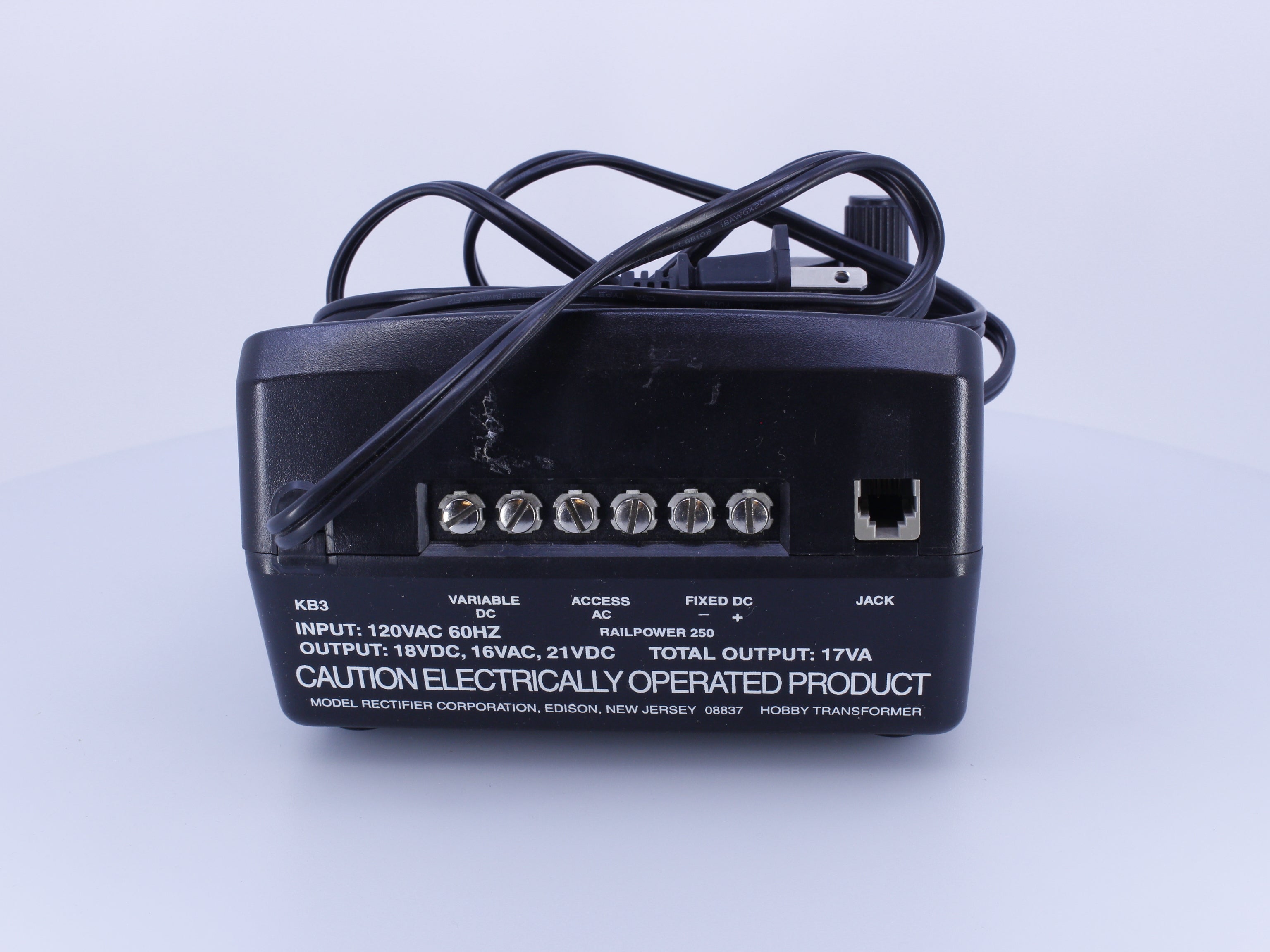 MRC RailPower250 HO DC Power Transformer Tech 4
