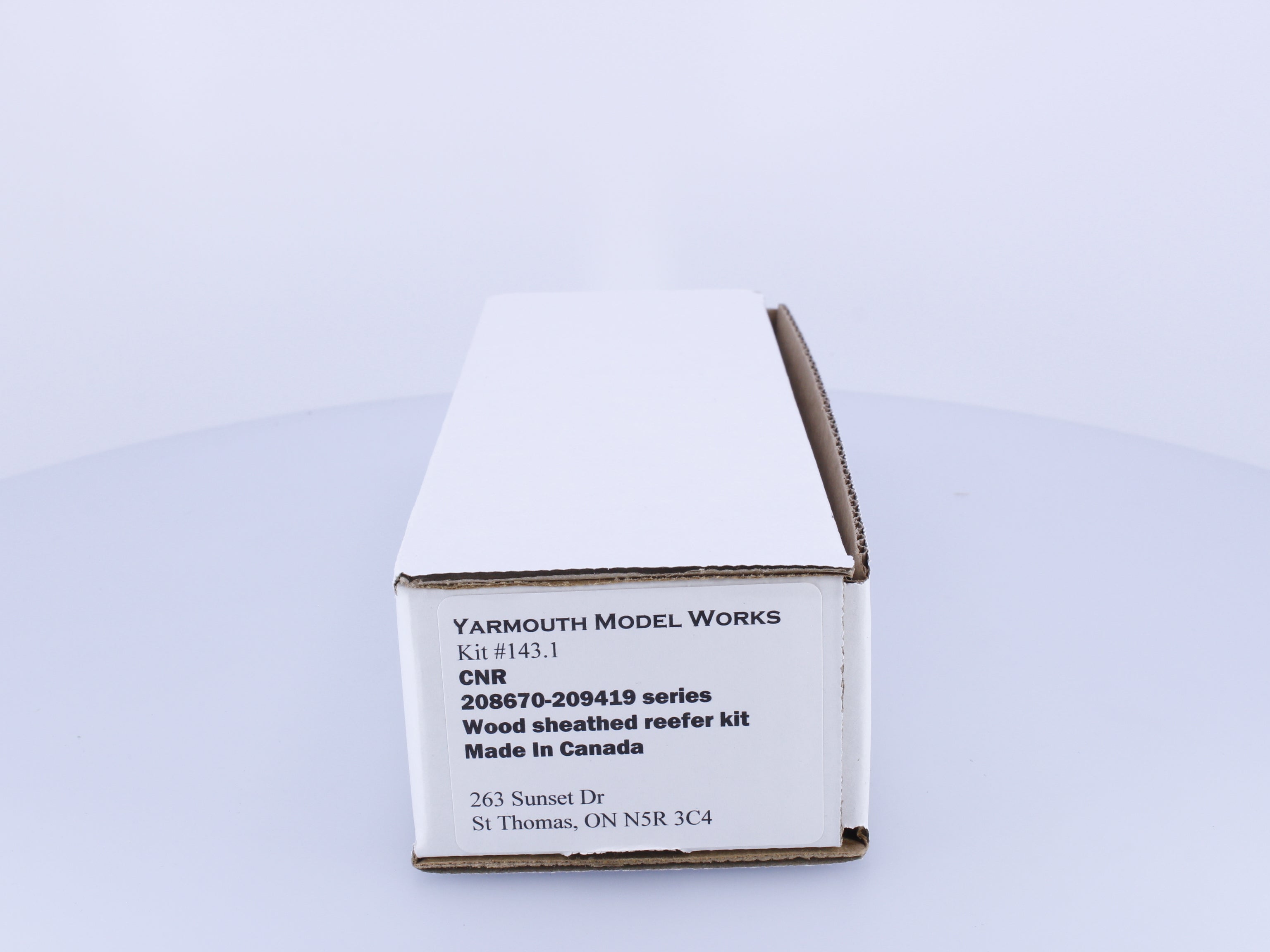 Yarmouth Model Works 143.1 HO Wood Sheathed Reefer Kit Canadian National (CN) 208670