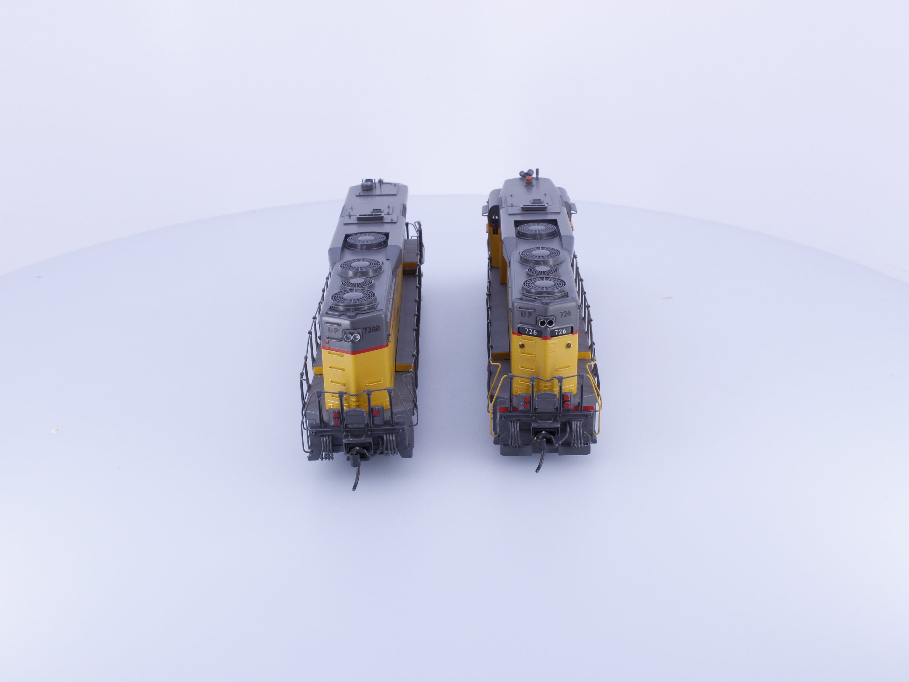 Challenger Imports Ltd. 2167.1 HO Brass Custom Painted GP-30 A & B Diesel Locomotive Set Union Pacific (UP) 726/738B Analog DC