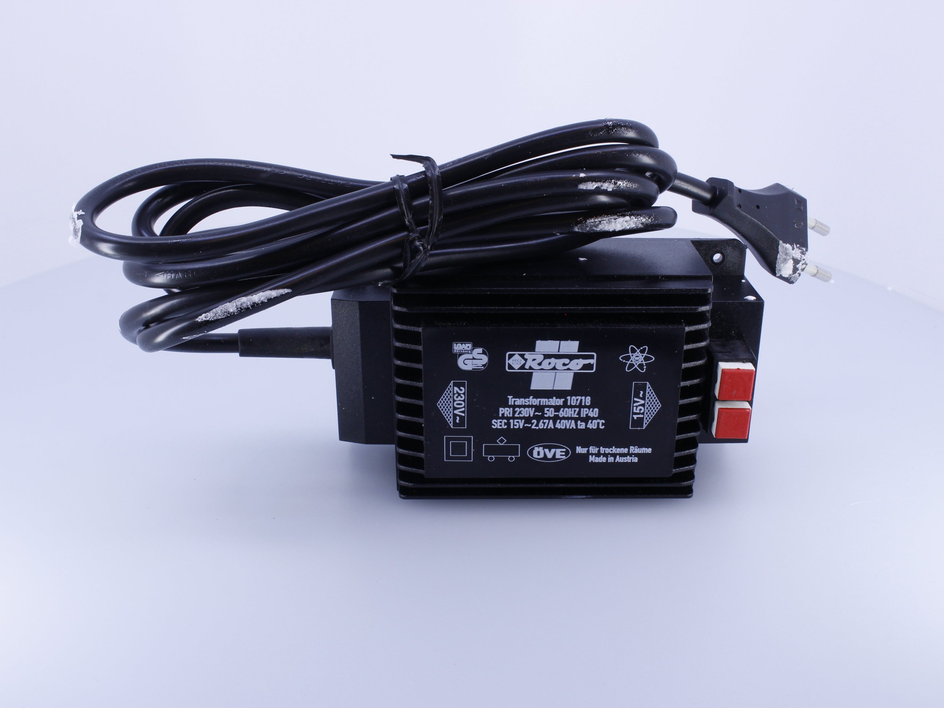 Roco 10718 230V Transformer with European Plug (#2)