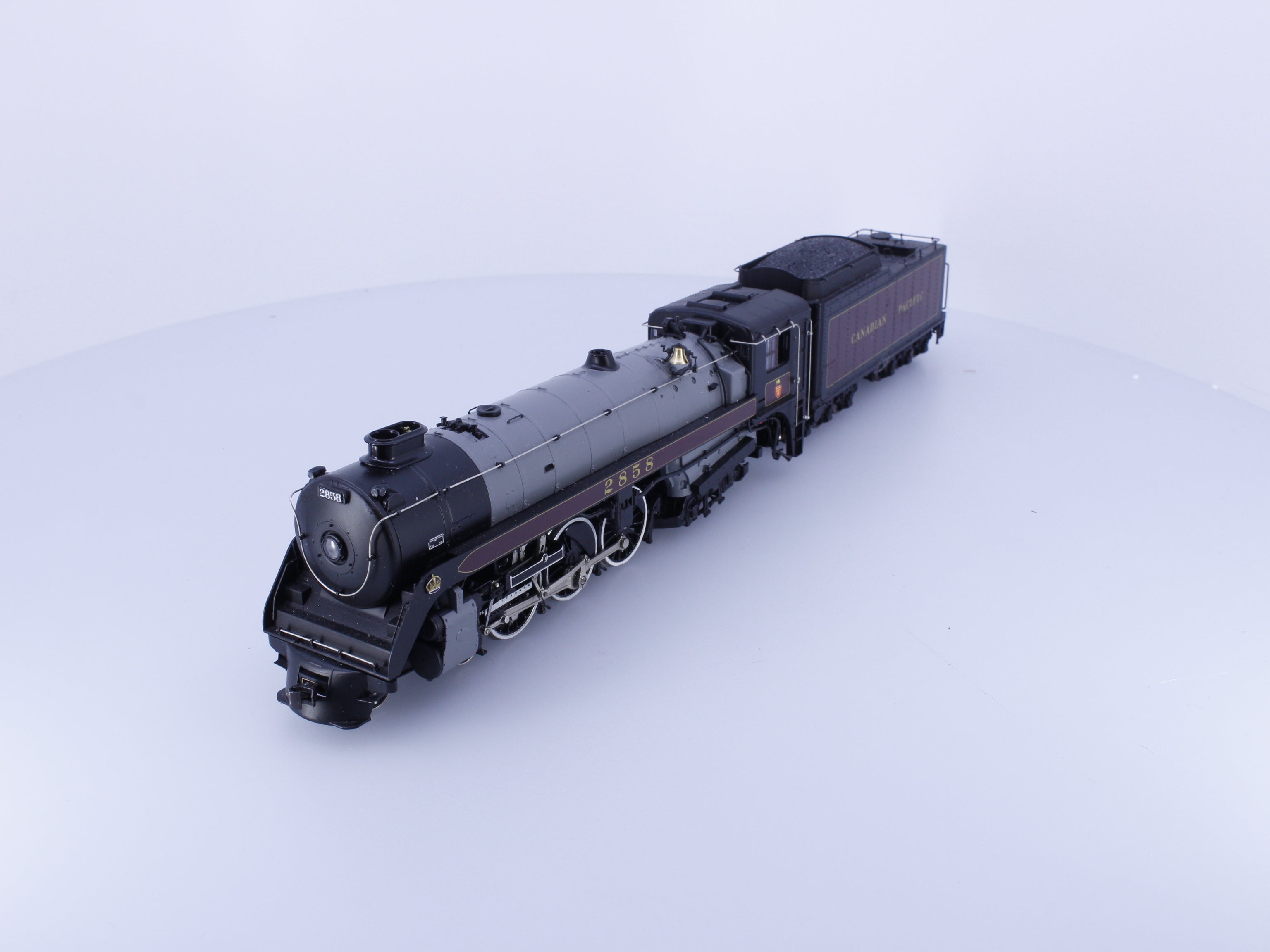 Rapido 600515 HO Royal Hudson H1d Coal Tender Steam Loco Rare Canadian Pacific (CP) 2858 DCC & Sound