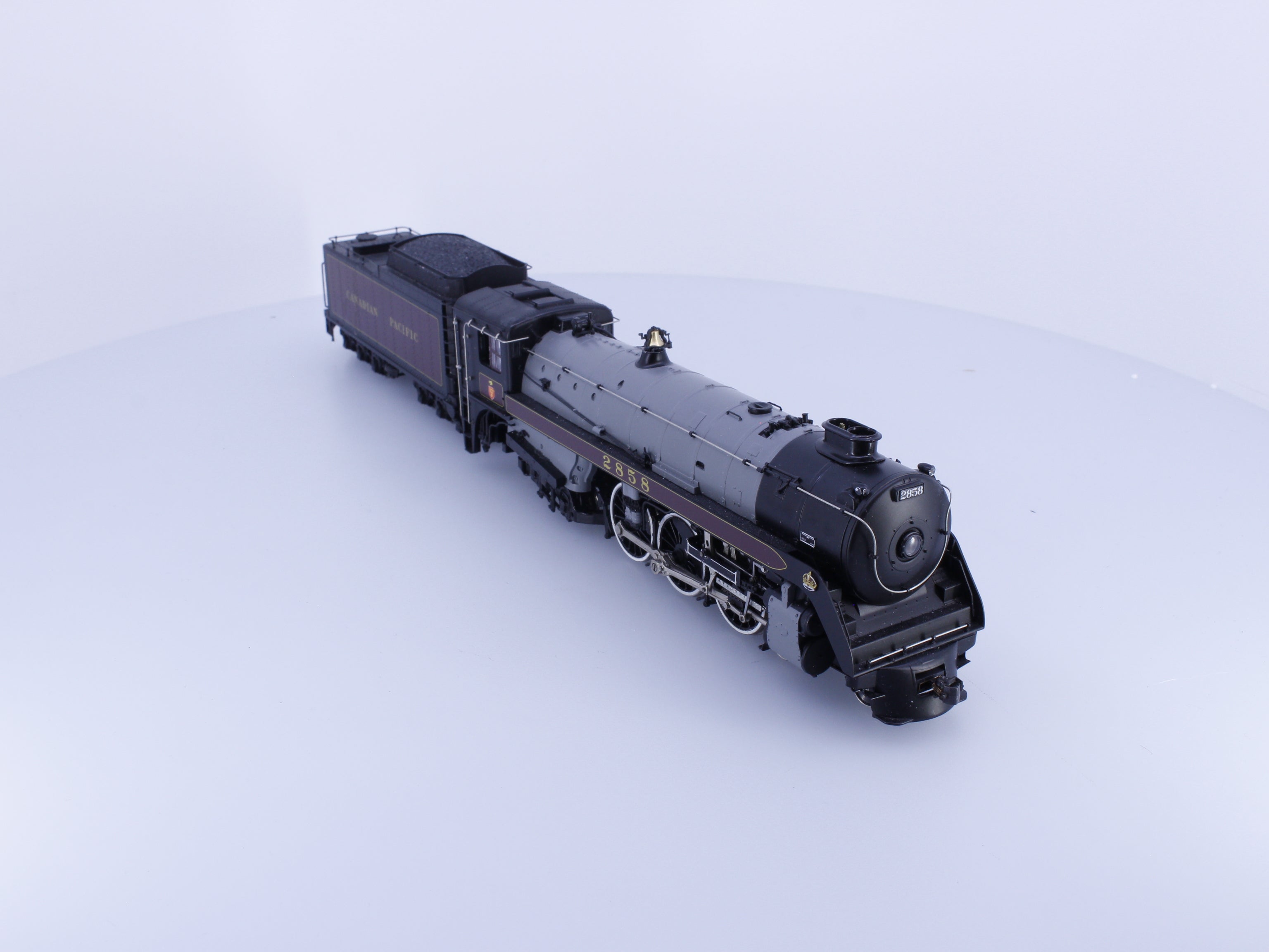 Rapido 600515 HO Royal Hudson H1d Coal Tender Steam Loco Rare Canadian Pacific (CP) 2858 DCC & Sound