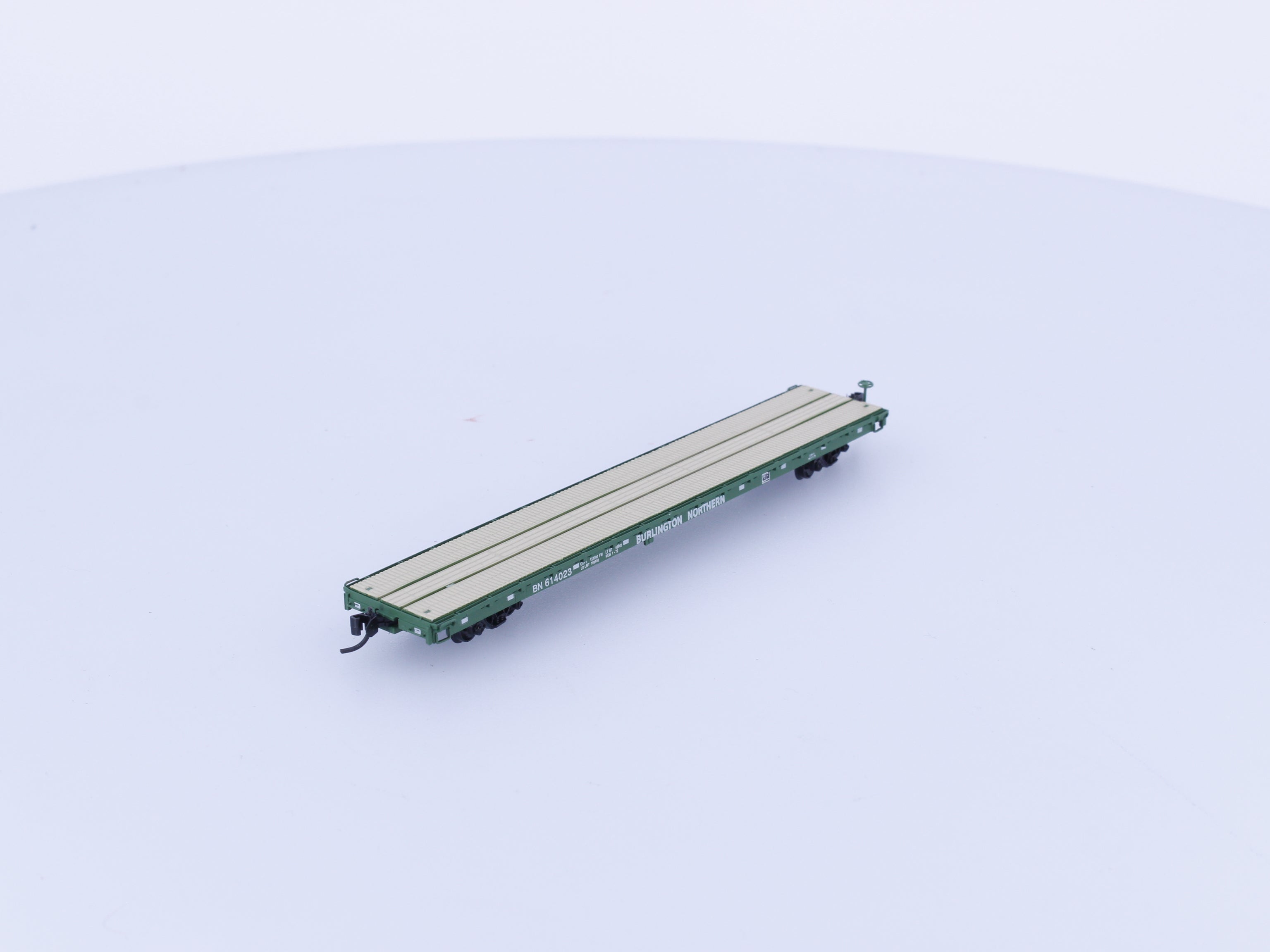 InterMountain 66402-02 N 60' Flatcar Burlington Northern (BN) 614023