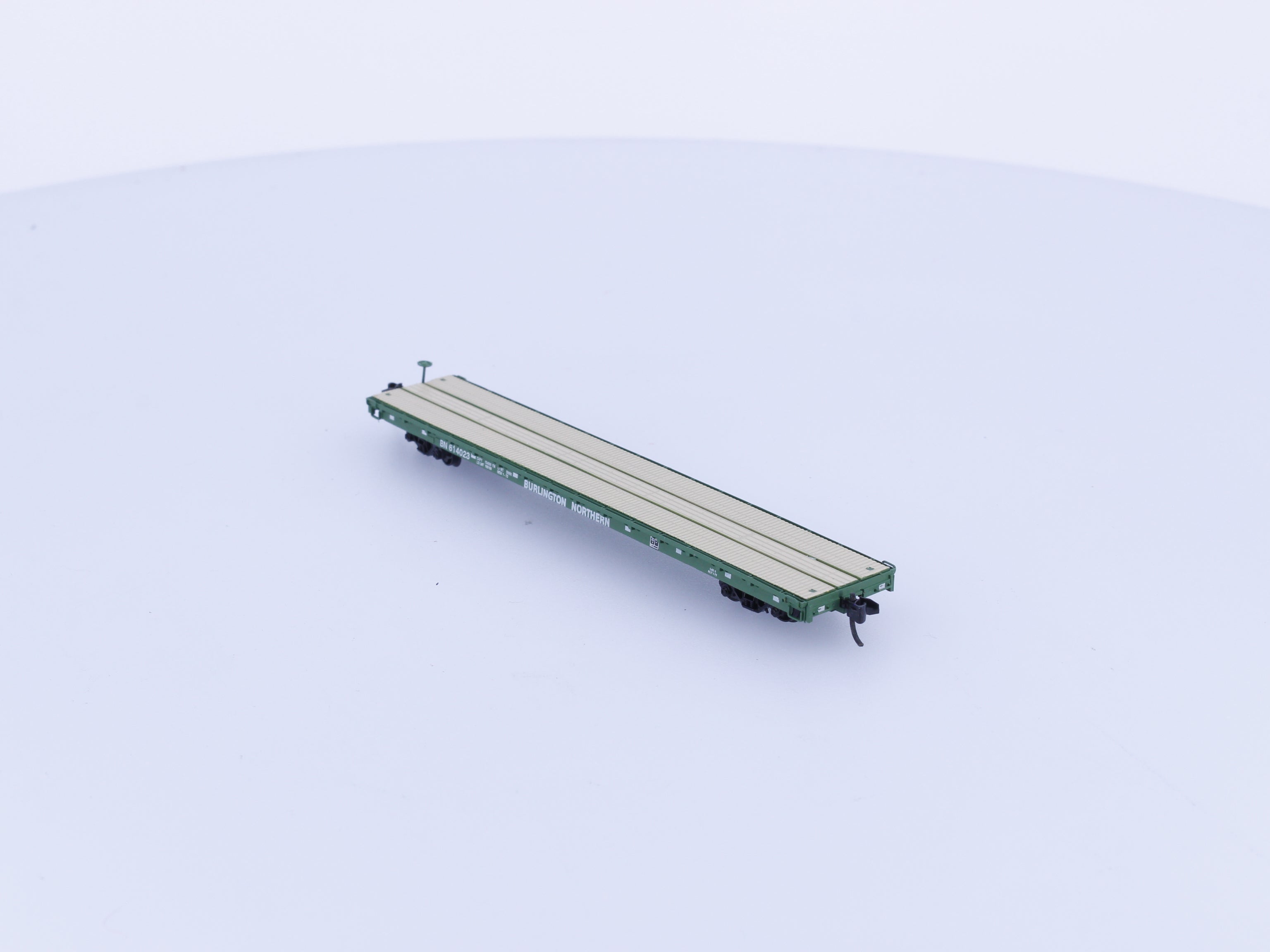 InterMountain 66402-02 N 60' Flatcar Burlington Northern (BN) 614023