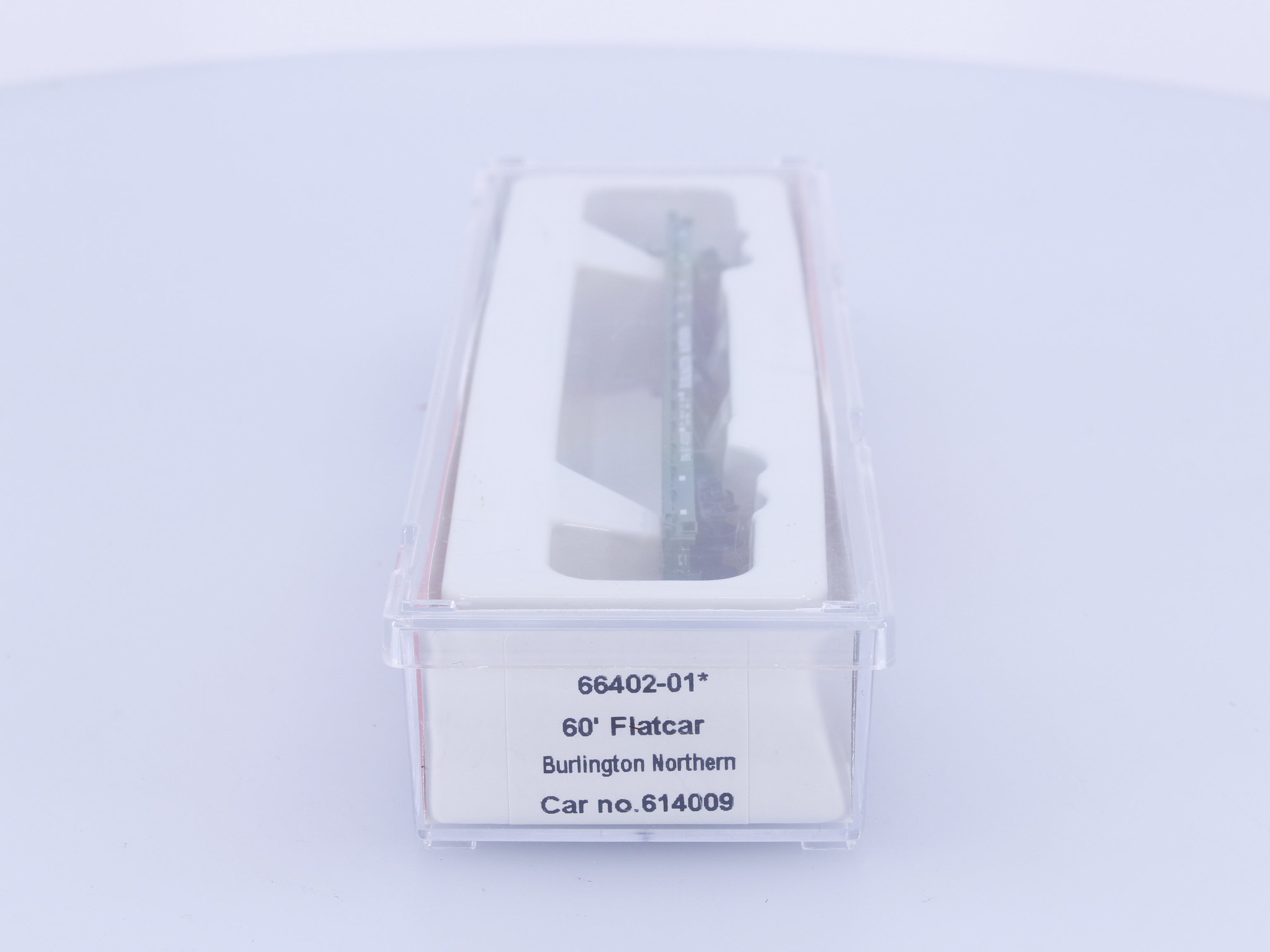 InterMountain 66402-01 N 60' Flatcar Burlington Northern (BN) 614009