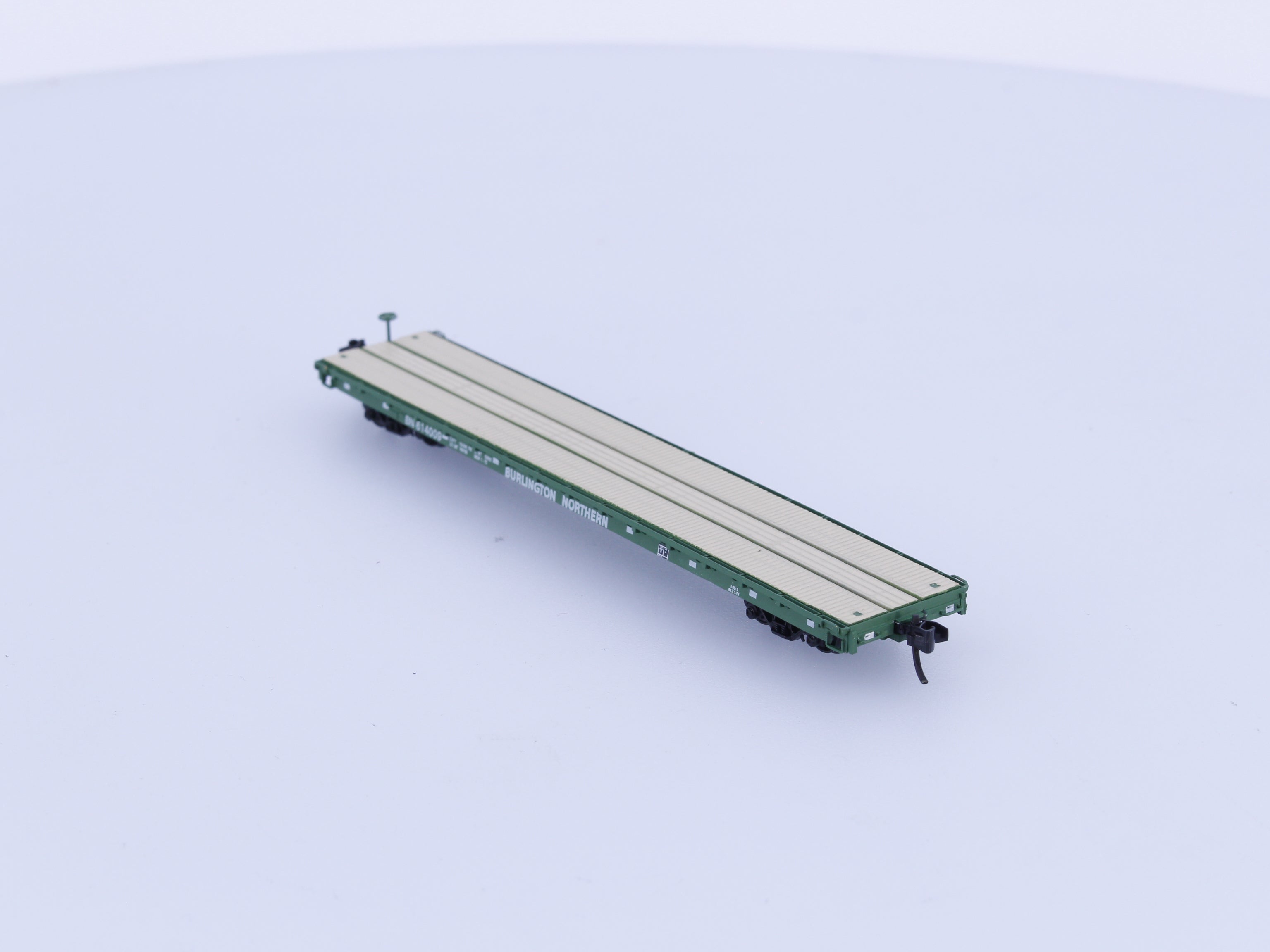 InterMountain 66402-01 N 60' Flatcar Burlington Northern (BN) 614009