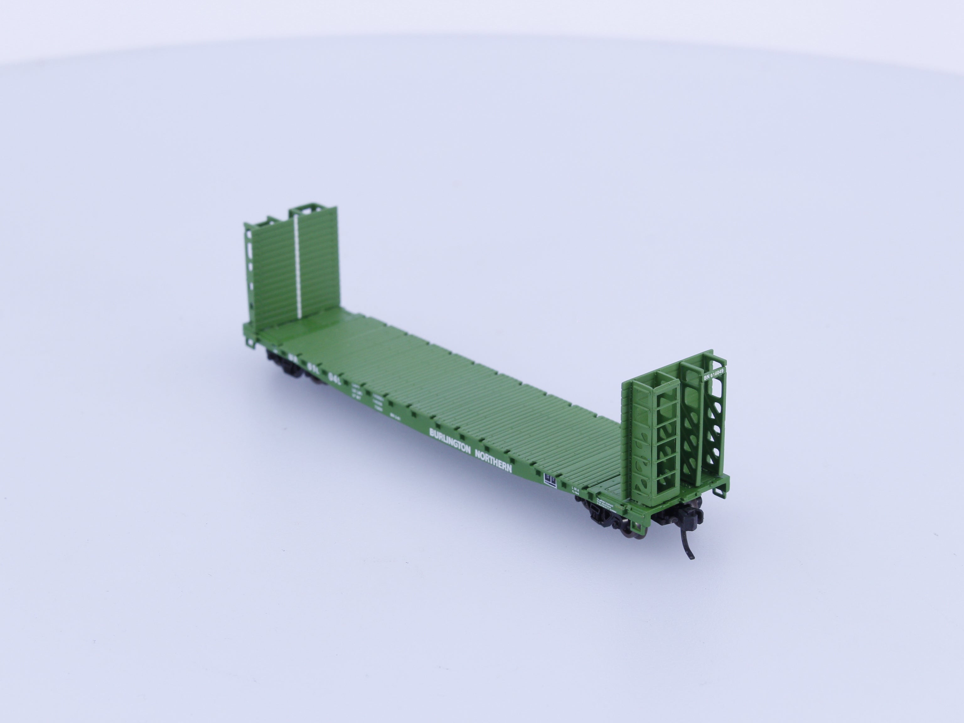 Athearn 10872 N 53' Bulkhead Flat Burlington Northern (BN) 616049 (#2)