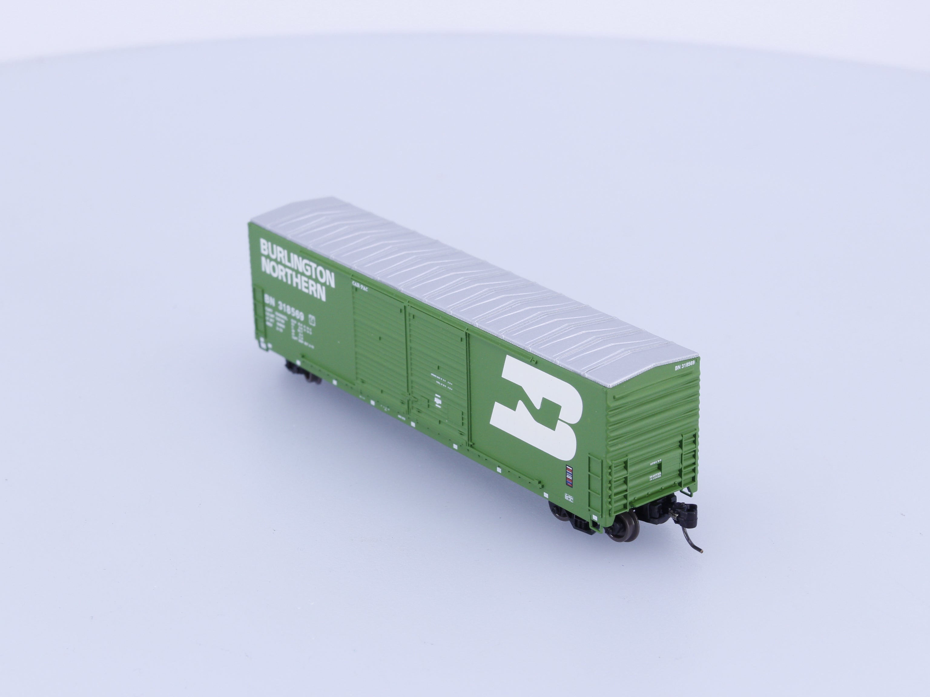 ExactRail EN-50802-3 N Gunderson 5200 Cu.Ft. Box Car Burlington Northern (BN) 318569