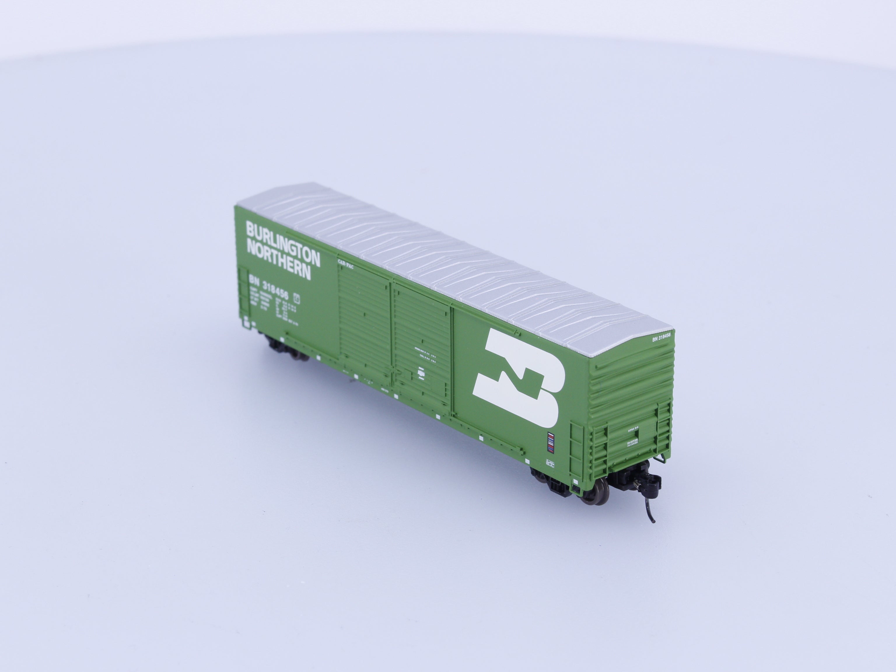 ExactRail EN-50802-2 N Gunderson 5200 Cu.Ft. Box Car Burlington Northern (BN) 318456