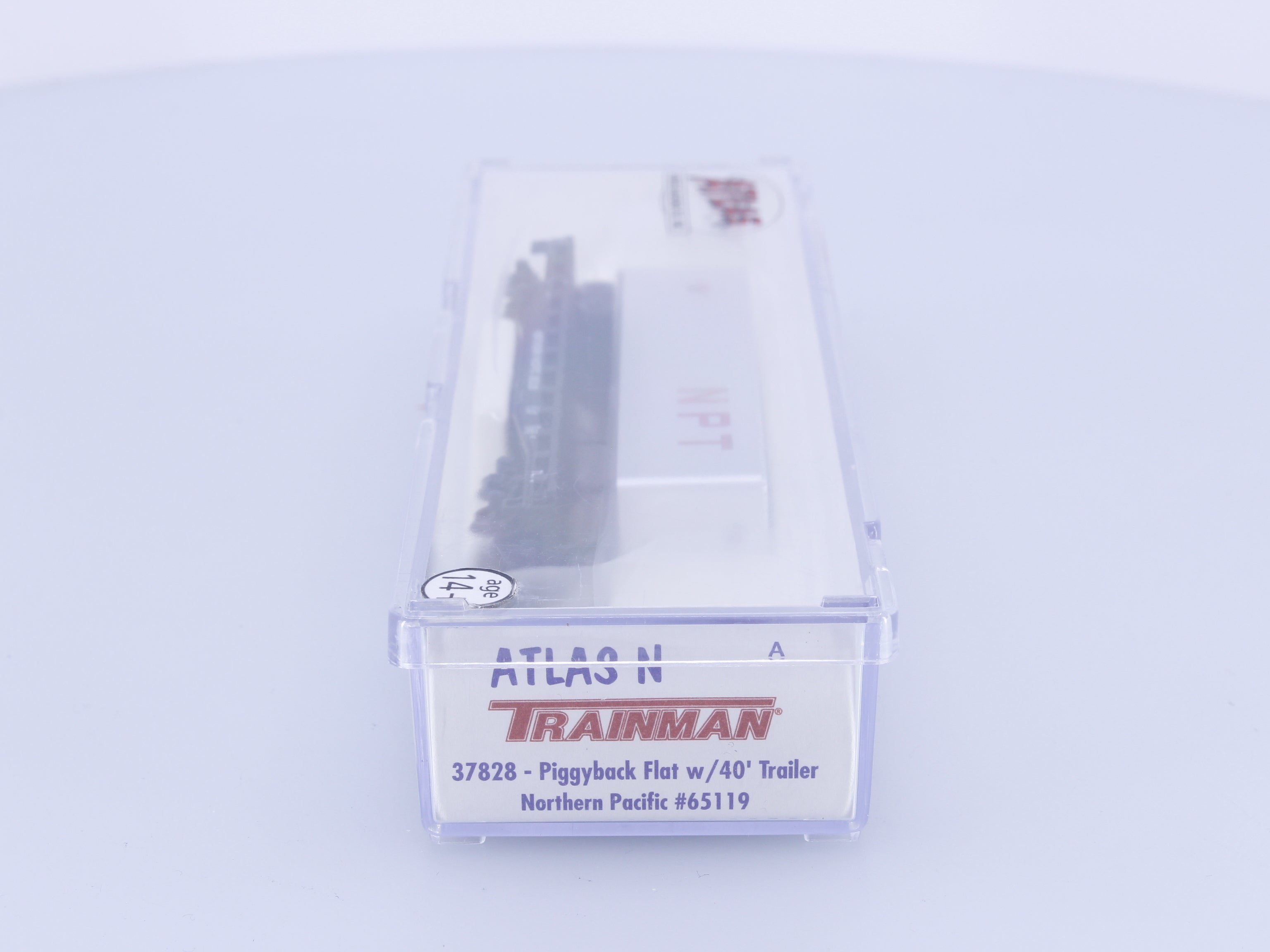 Atlas 37828 N Piggy Back Flat w/40' Trailer Northern Pacific (NP) 65119
