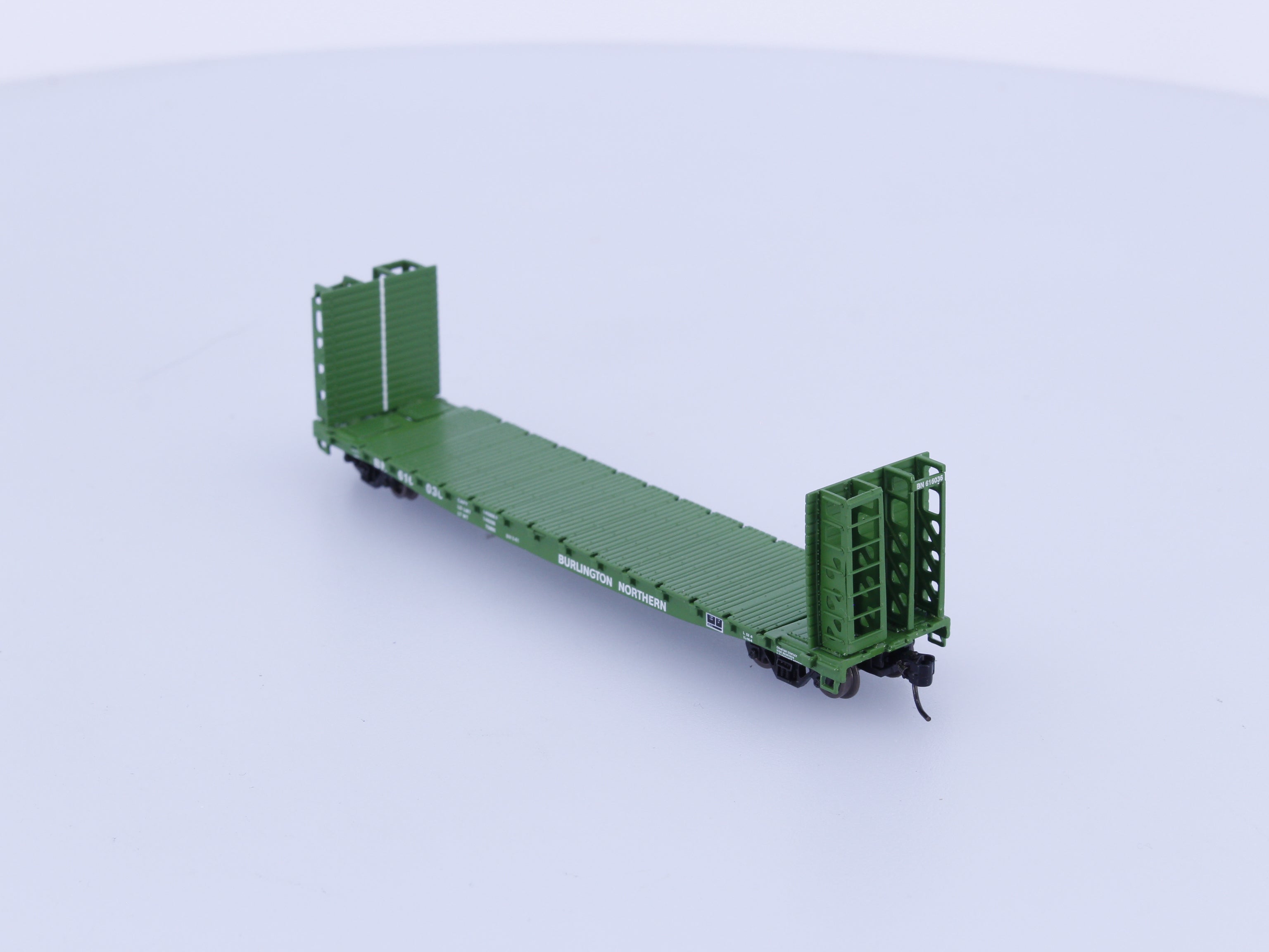 Athearn 10871 N 53' Bulkhead Flat Burlington Northern (BN) 616036 (#2)